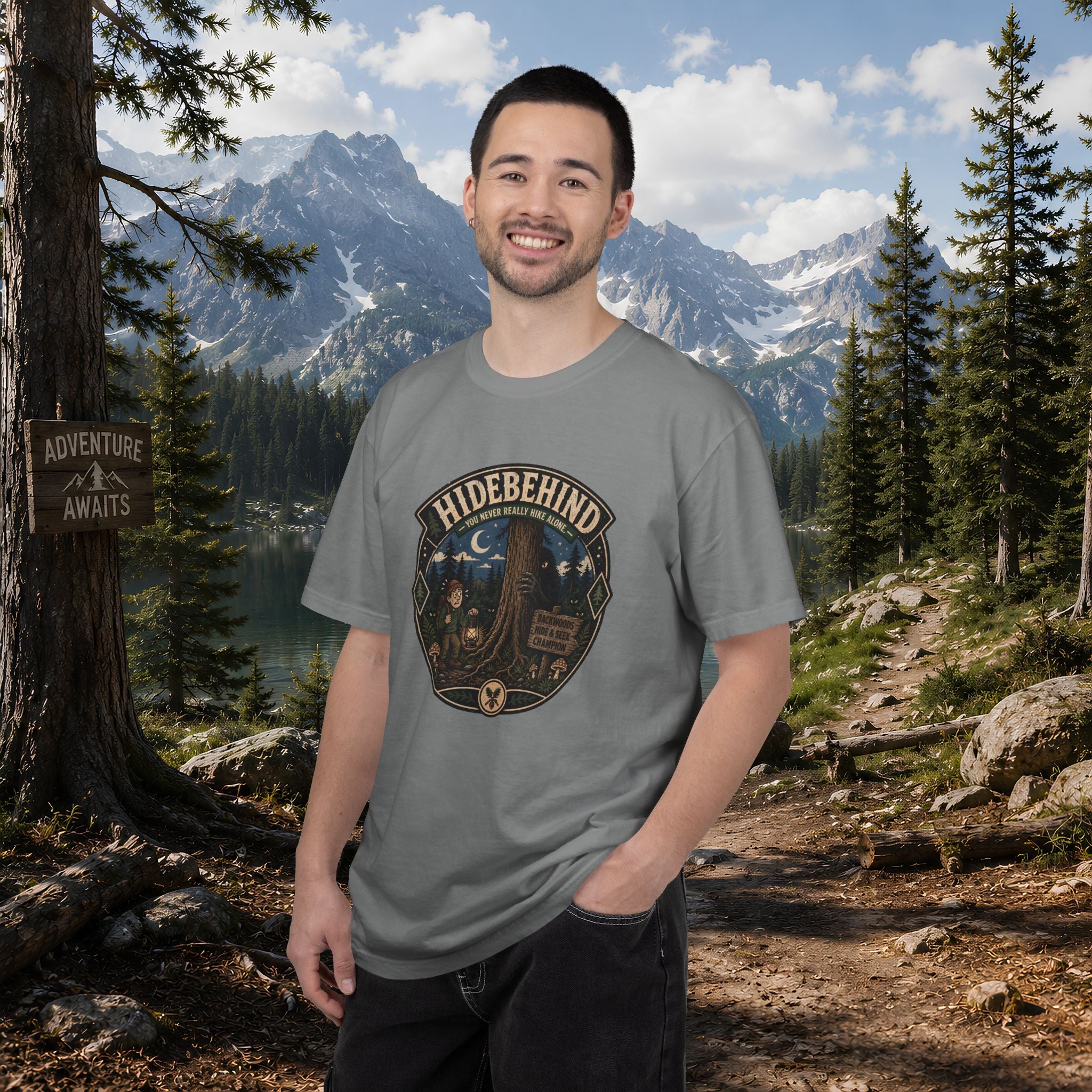 Hidebehind Cryptid T-Shirt — Vintage Outdoor Adventure Tee