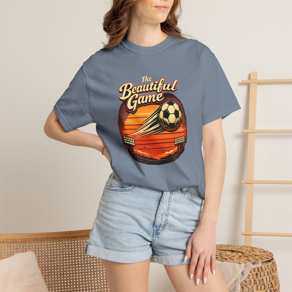 Soccer Vintage Sunset T-Shirt — "The Beautiful Game"