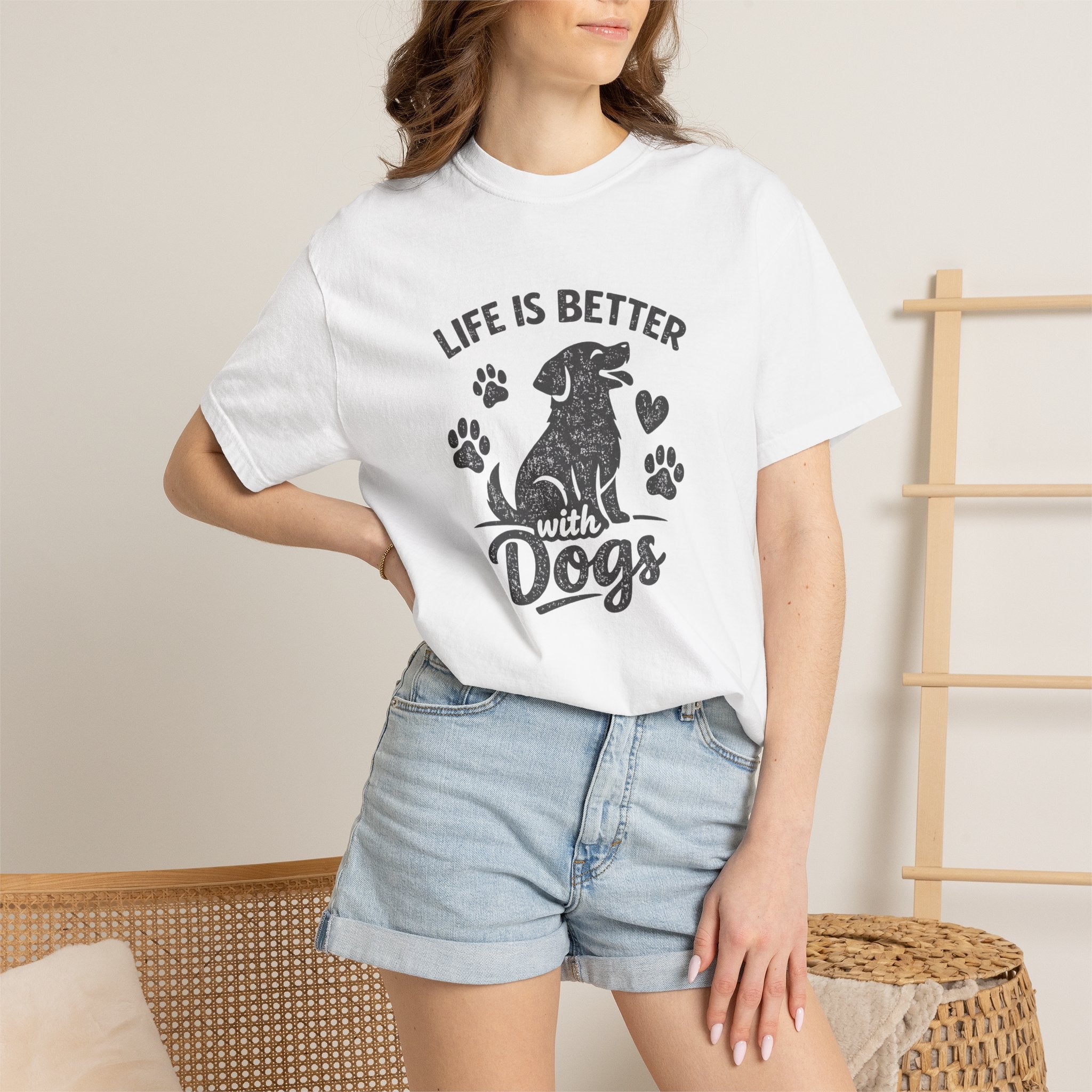 Life Is Better with Dogs T-Shirt