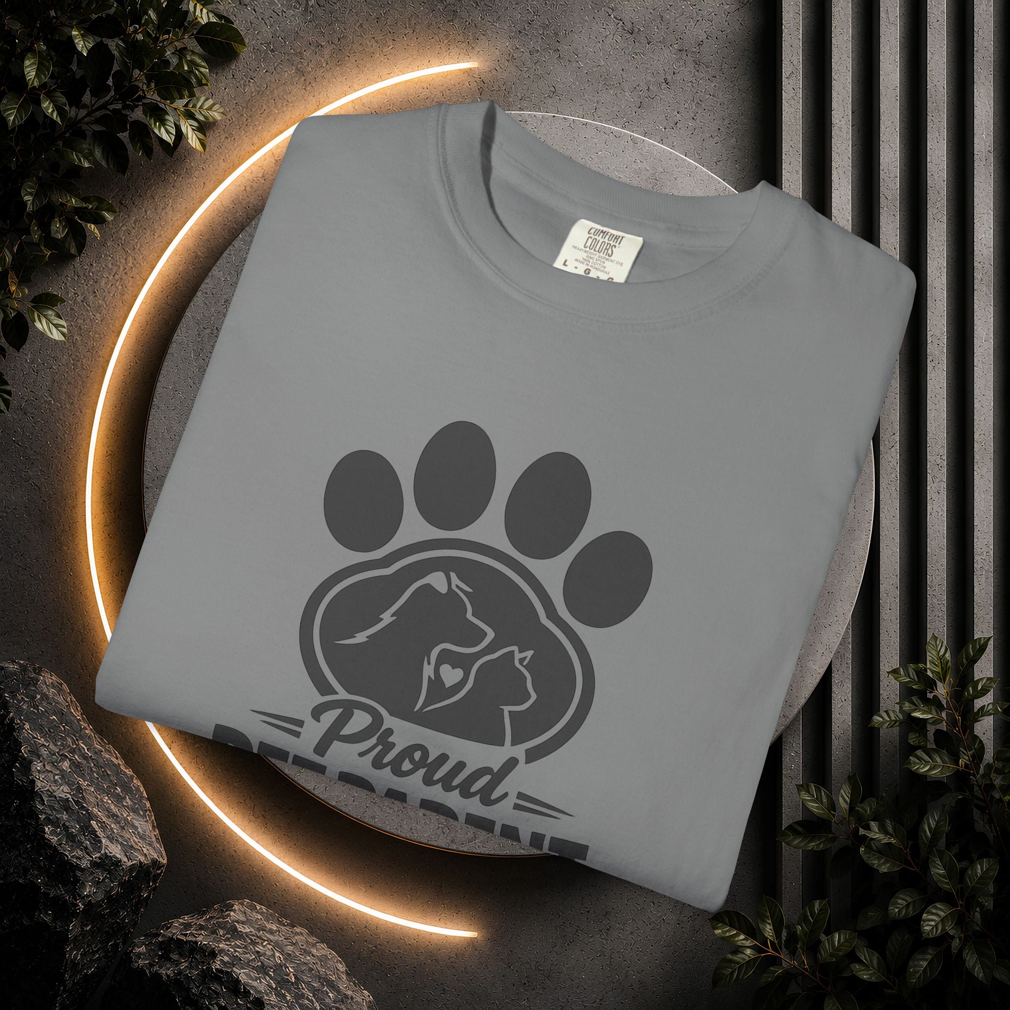 Proud Pet Parent T-Shirt — Paw Print Dog & Cat Shirt for Animal Lovers