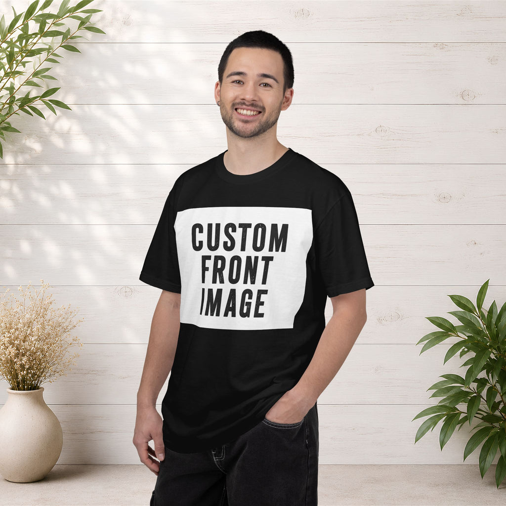 Custom Landscape Image Front T-Shirt - Add Your Own Image