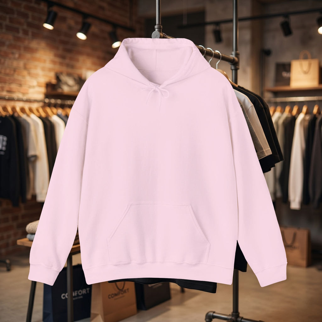 Custom Back Image Hoodie — Personalized White Pullover Hooded Sweatshirt