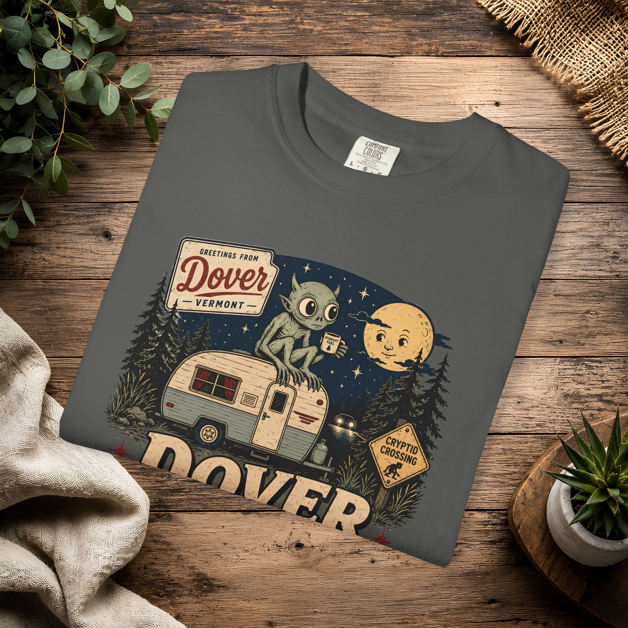 Dover Demon Midnight Camper T-Shirt — Vintage RV Camping Tee