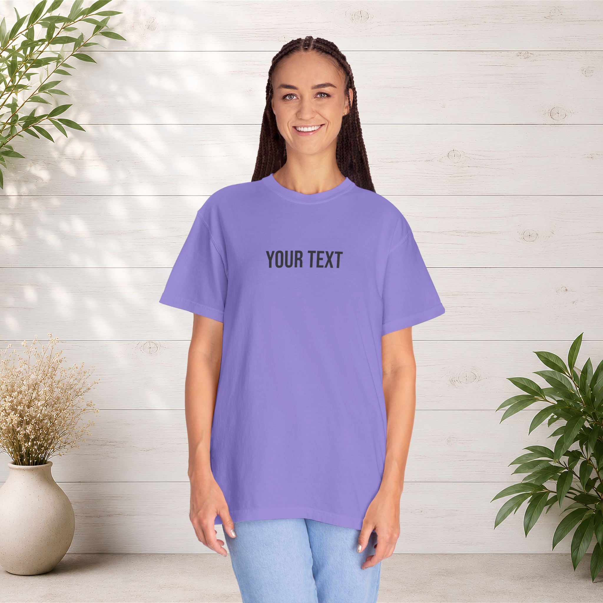 Custom Text T-Shirt — Personalized Text Tee