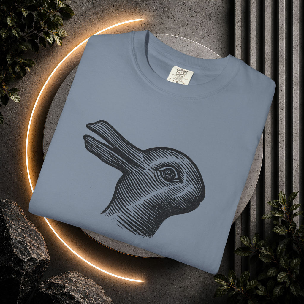 Vintage Optical Illusion Rabbit-Duck T-Shirt