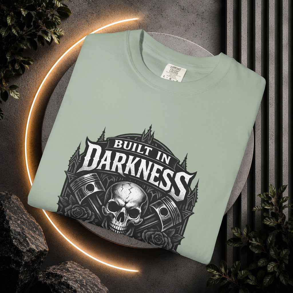 Built in Darkness Skull & Pistons T-Shirt