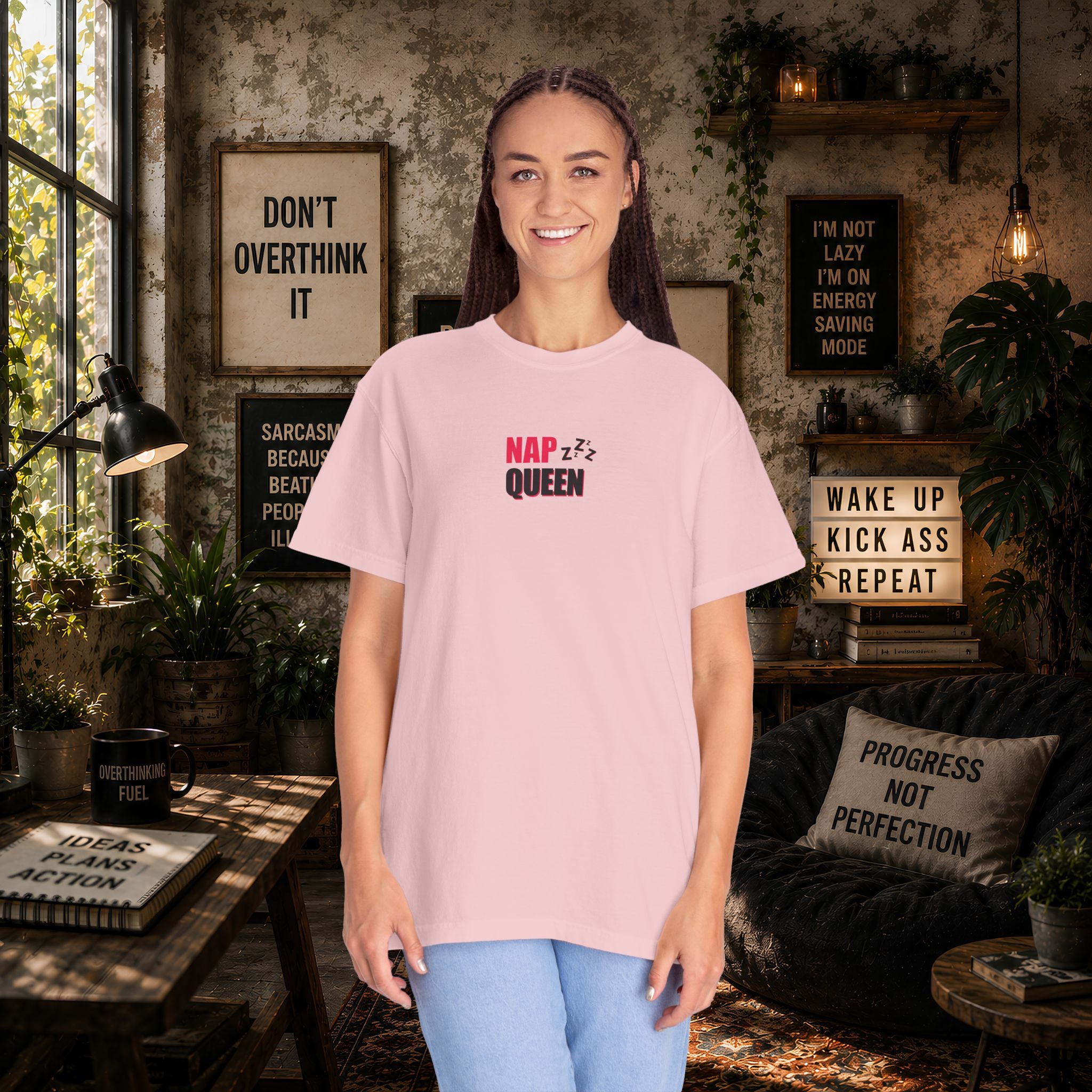 Nap Queen T-Shirt — Funny Sleepy Graphic Tee