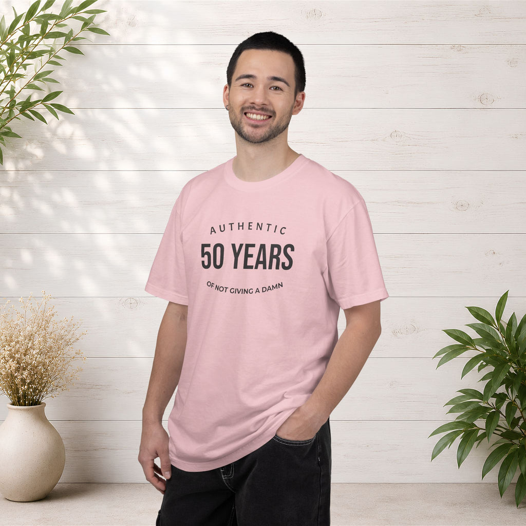 "Authentic" Custom Text "of Not Giving a Damn" T-Shirt