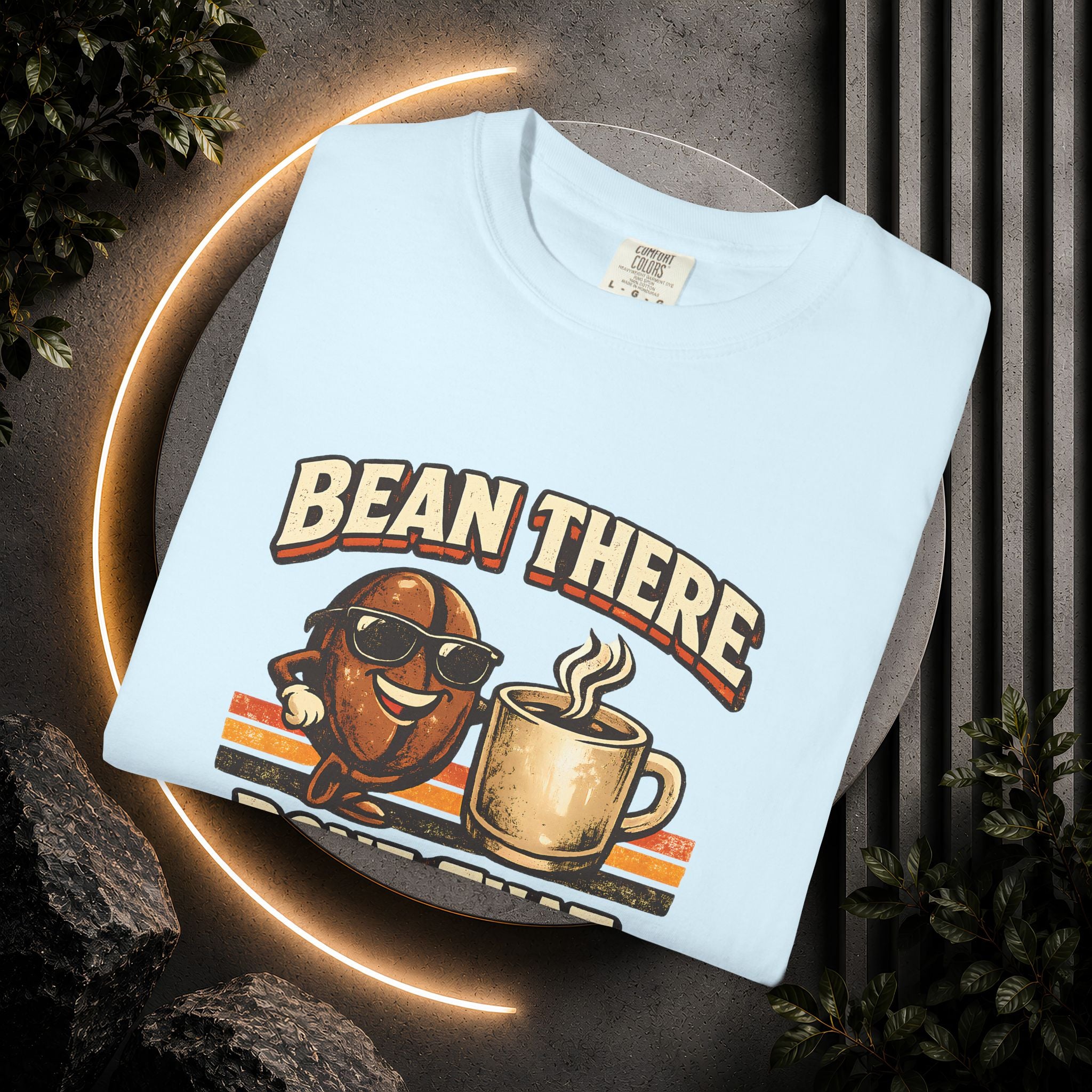 Coffee T-Shirt — "Bean There Done That" Retro Coffee Shirt