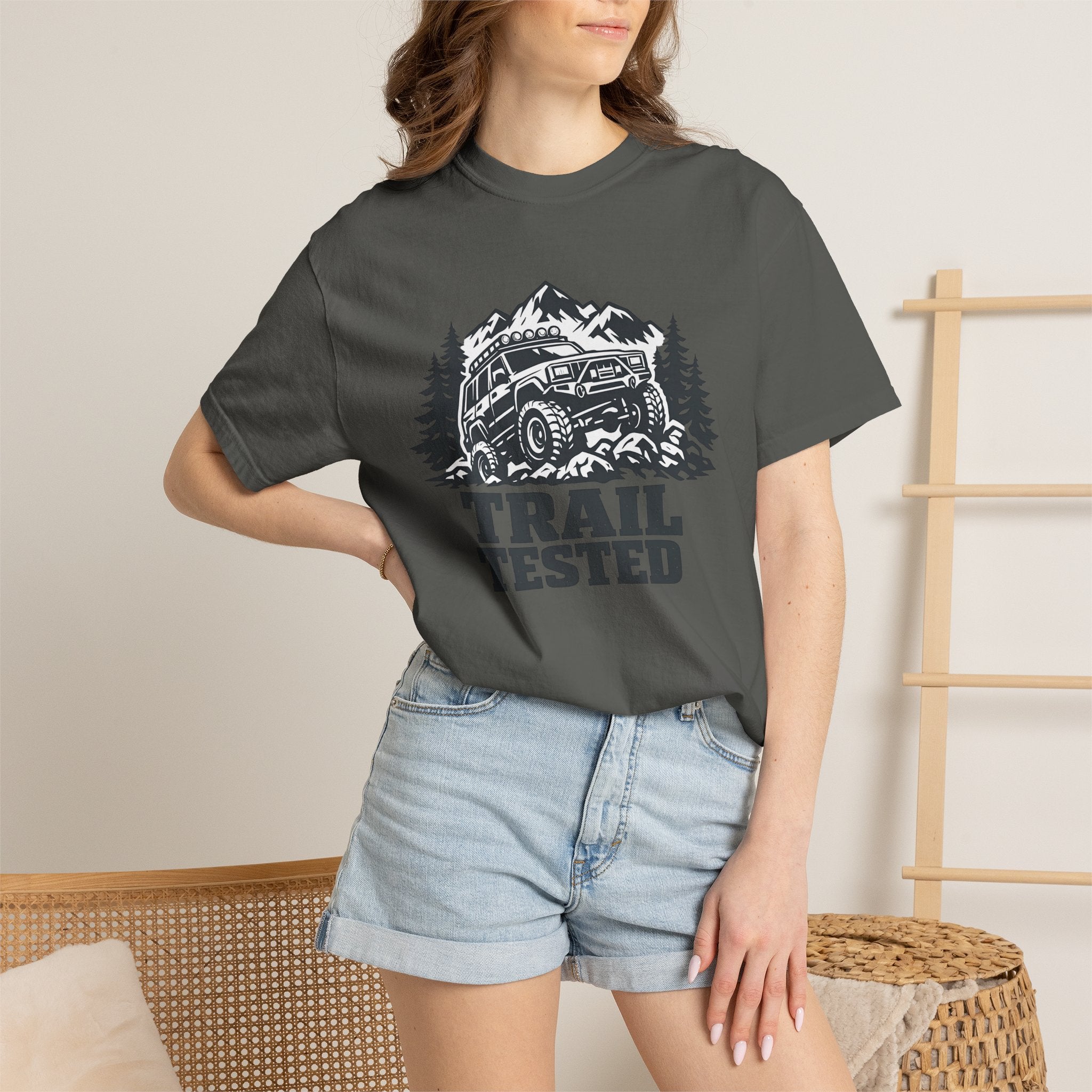 Trail Tested T-Shirt — Off-Road Jeep Mountain Adventure Tee