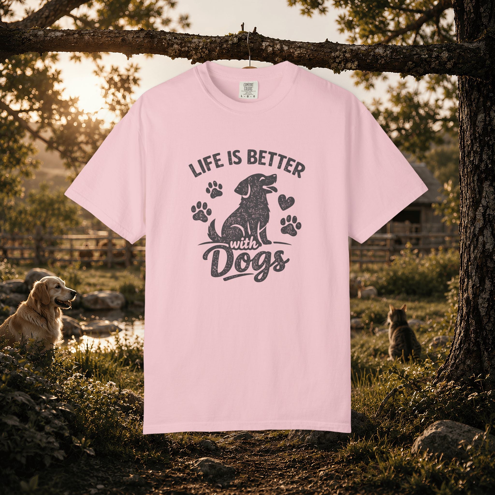 Life Is Better with Dogs T-Shirt