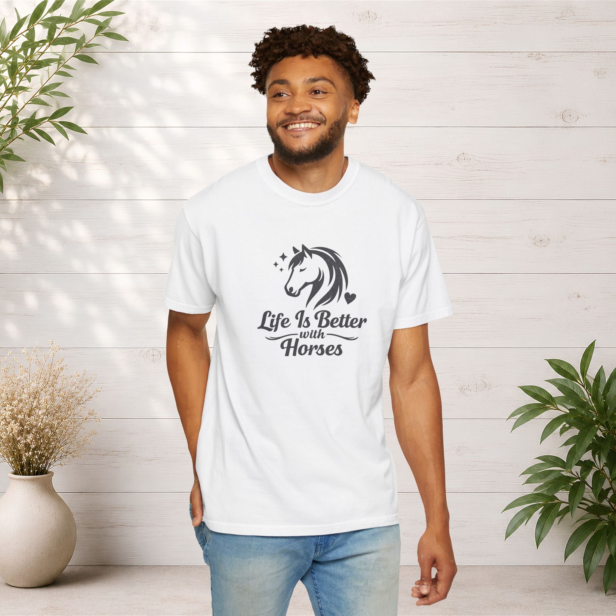 Life Is Better With Horses T-Shirt — Horse Lover Tee