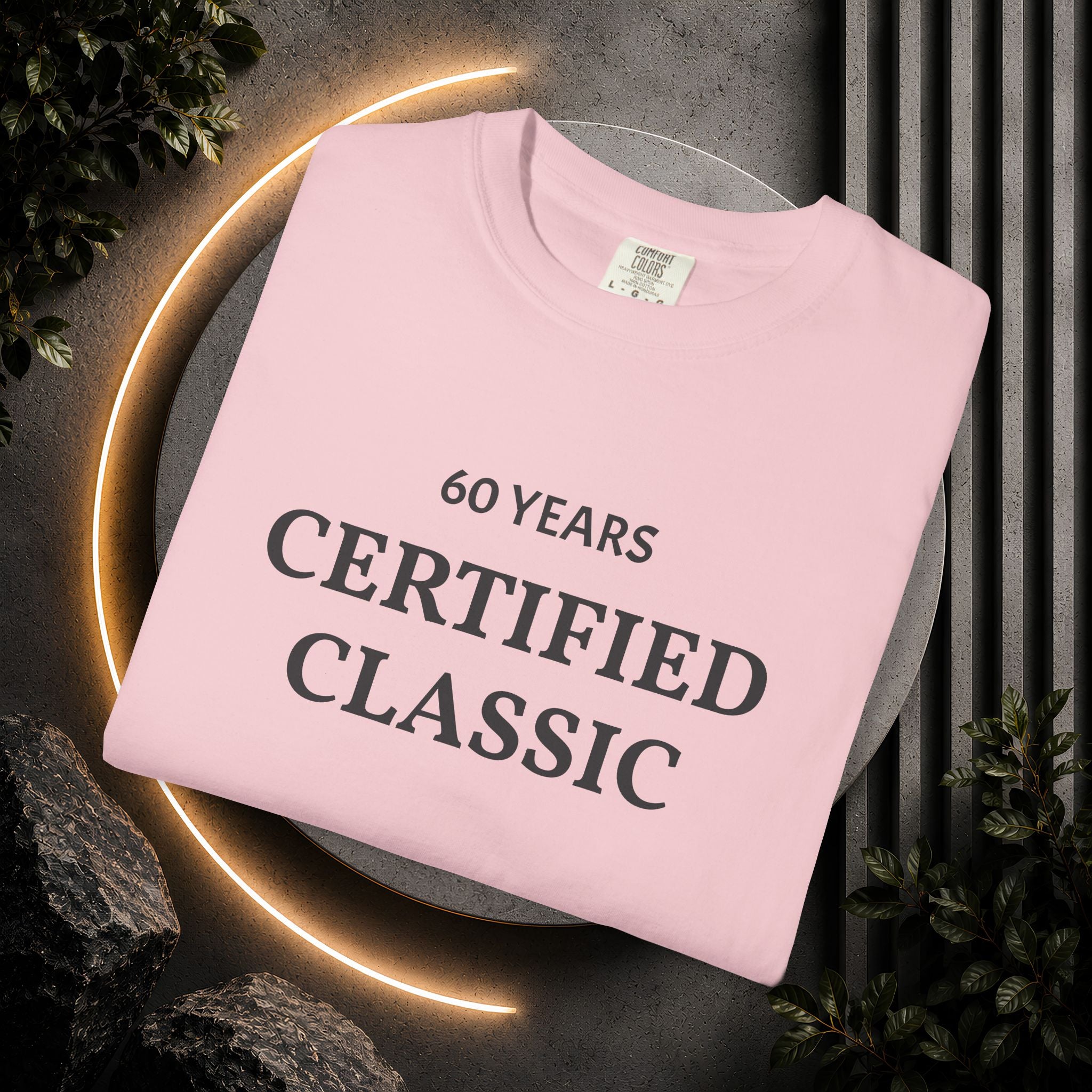 Custom Text "Certified Classic" T-Shirt — Personalized Text Tee