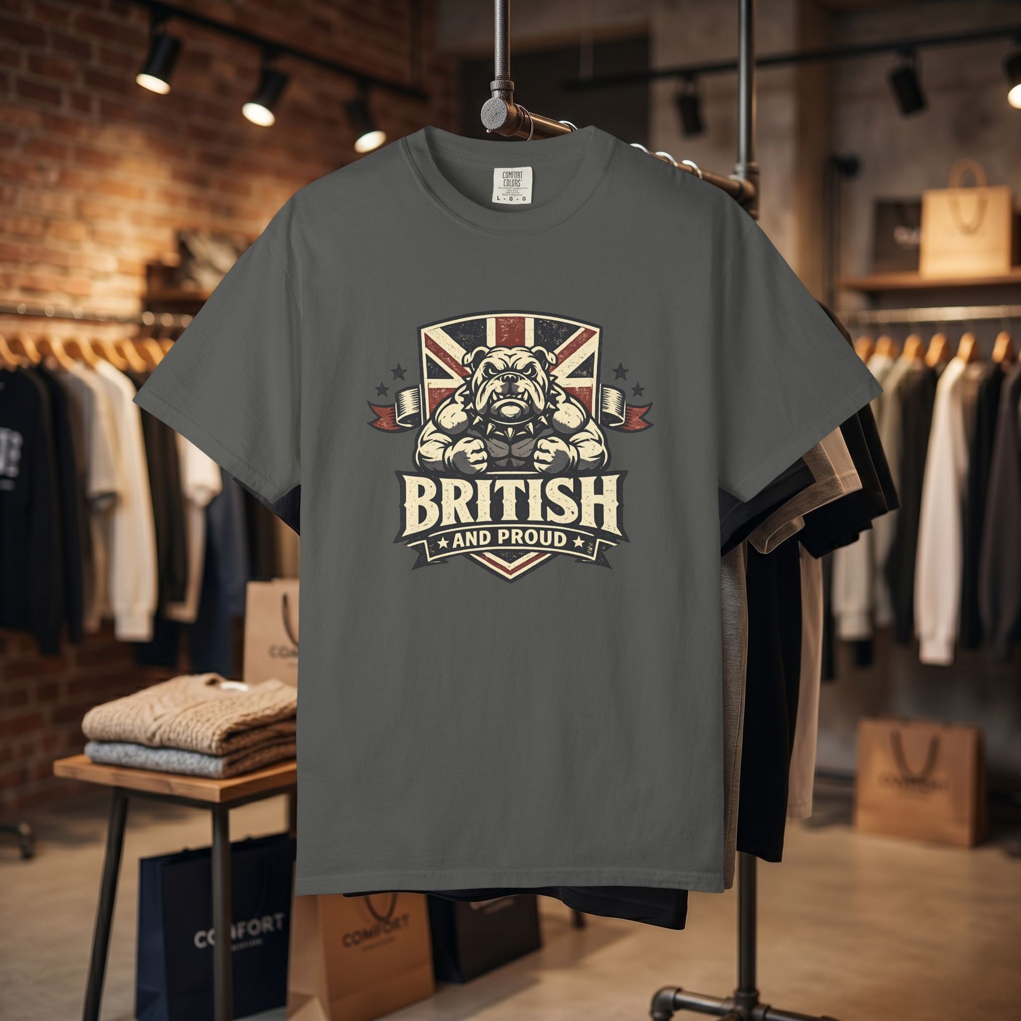 British and Proud Bulldog T-Shirt