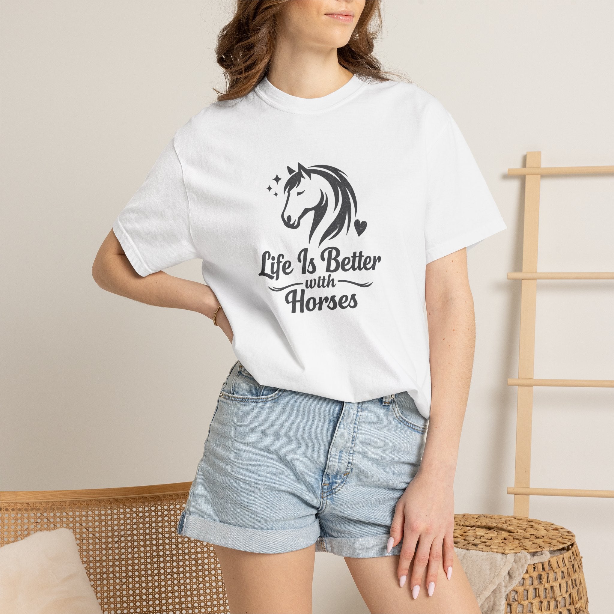 Life Is Better With Horses T-Shirt — Horse Lover Tee