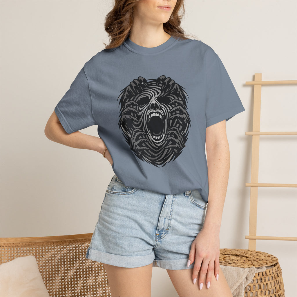 Shadow Hands Face Illusion T-Shirt