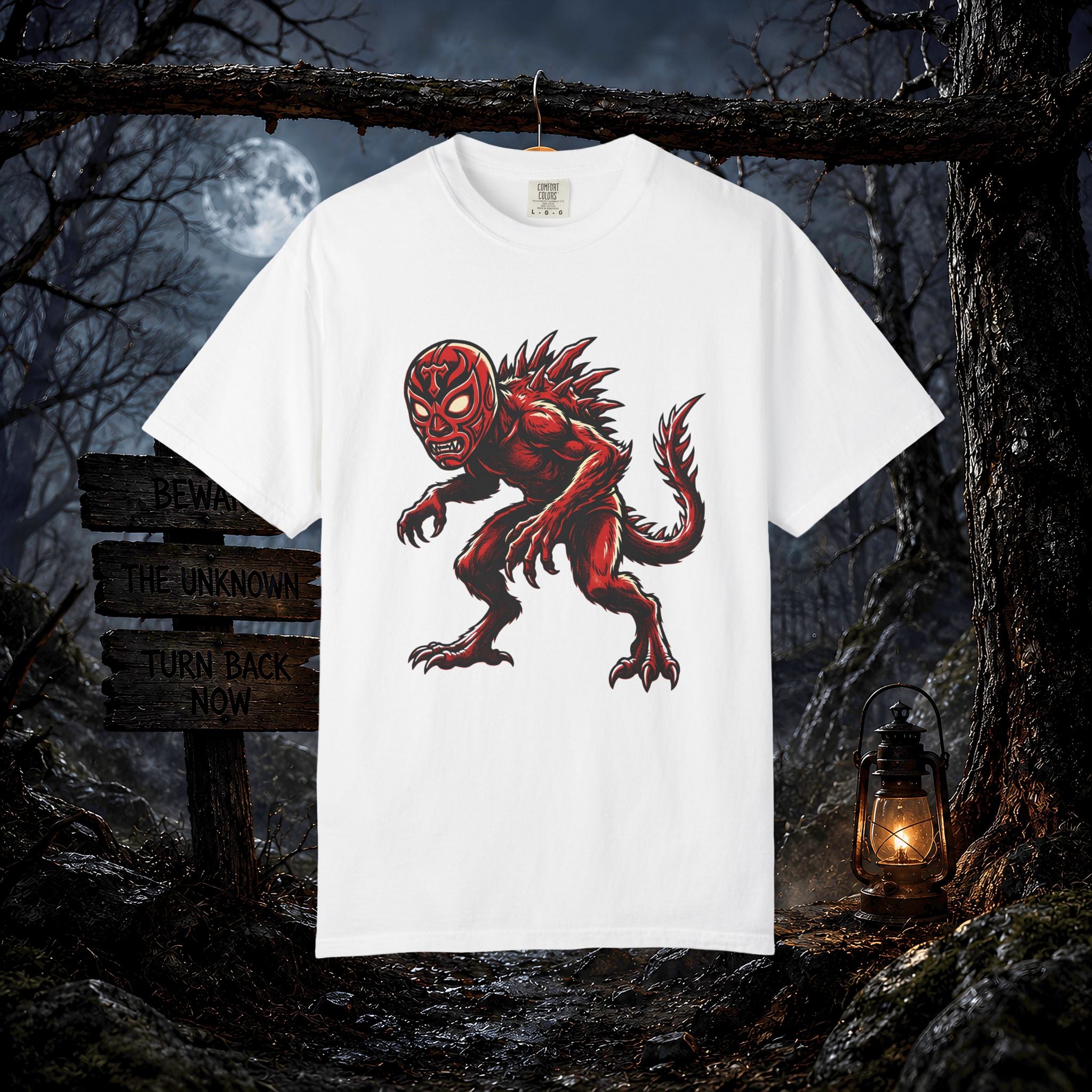 Chupacabra Cryptid Wrestler Tee T-shirt | Cryptid Shirt