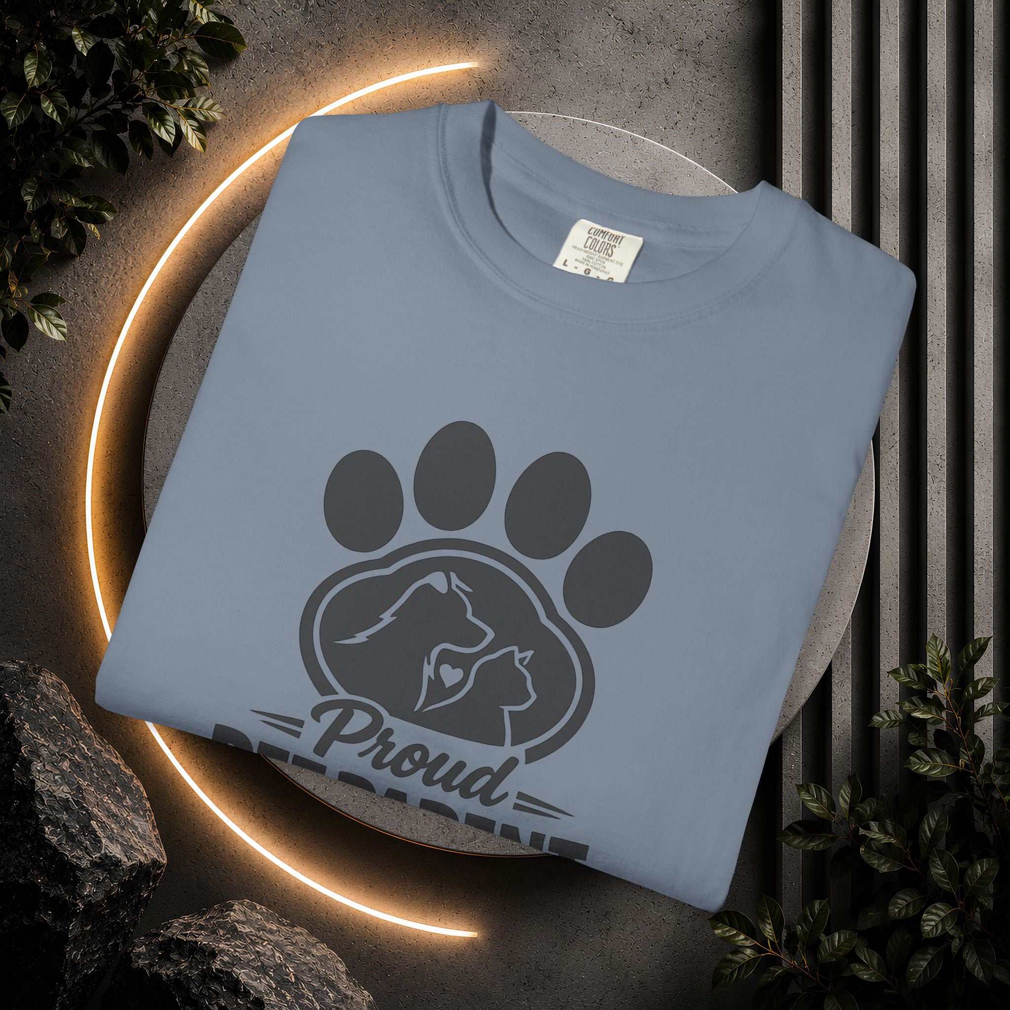 Proud Pet Parent T-Shirt — Paw Print Dog & Cat Shirt for Animal Lovers