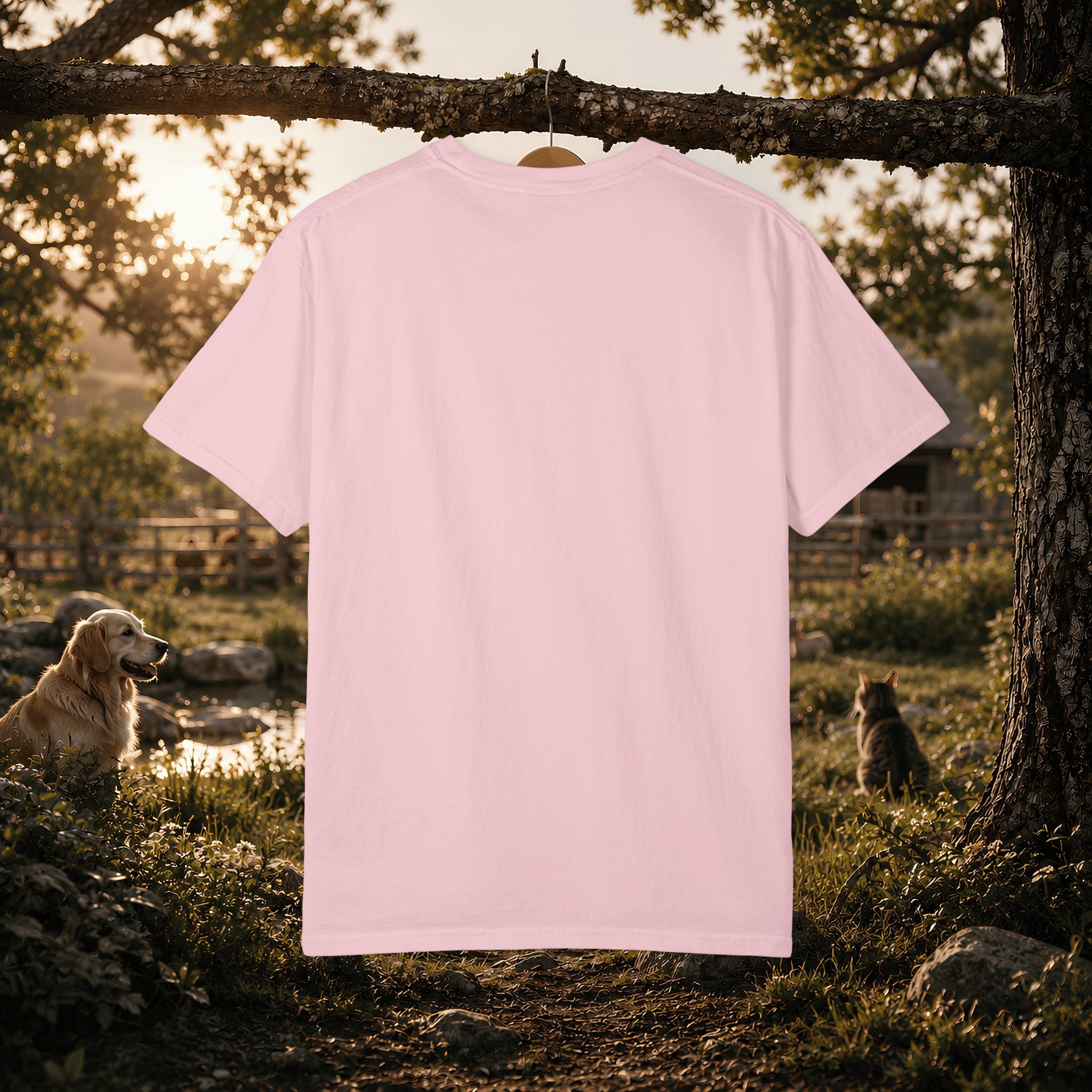 Pets & Chaos Graphic T-Shirt — "House Rules Don't Apply" Vintage Pet Lover Tee