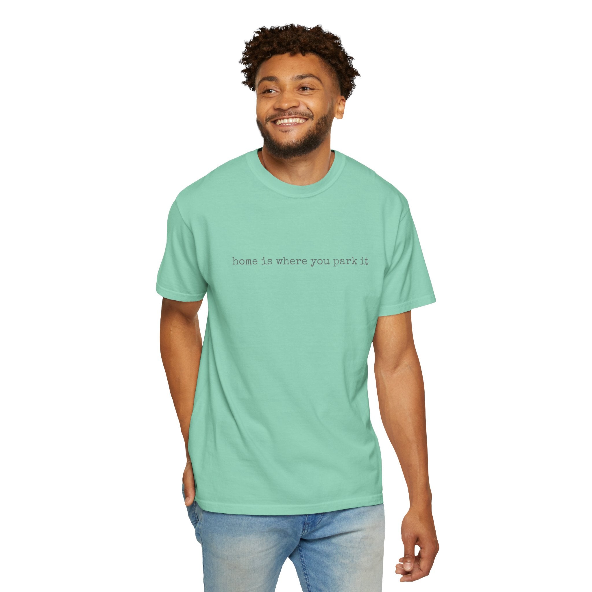 Home Is Where You Park It Van Life T-shirt | Minimal Camper Tee