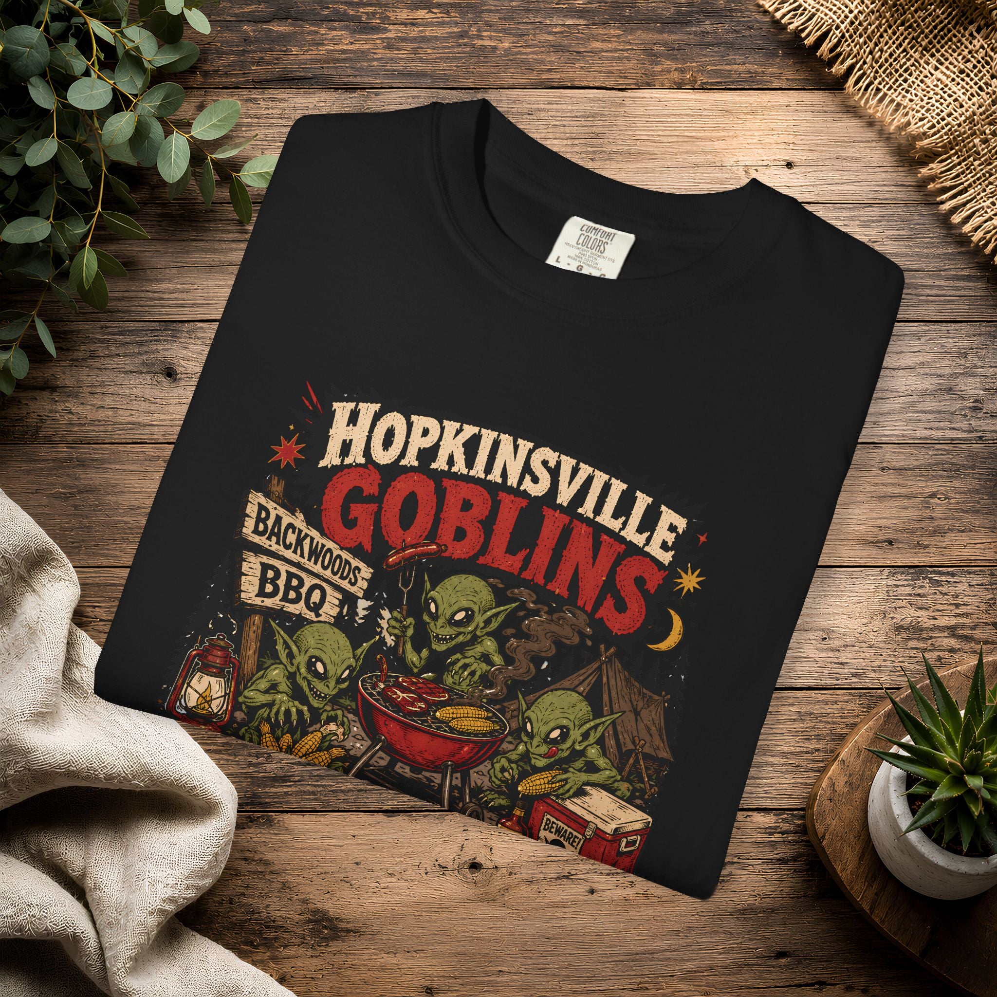 Hopkinsville Goblins Cookout T-Shirt — Funny BBQ Festival Tee