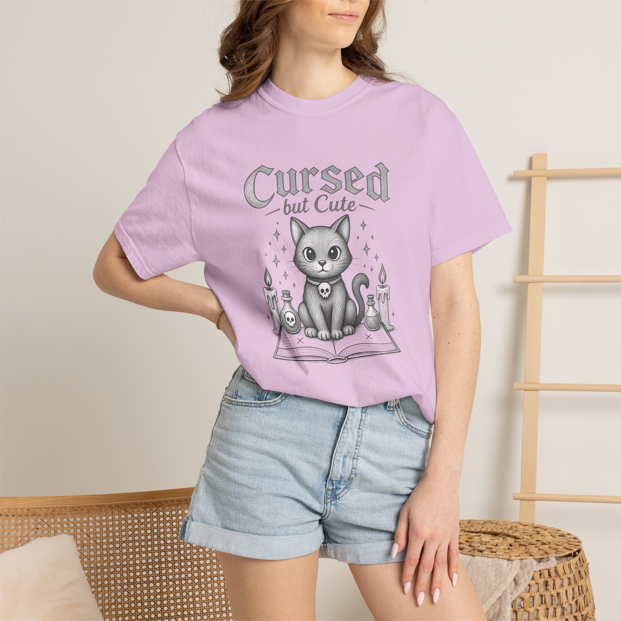 Cursed But Cute Cat T-Shirt