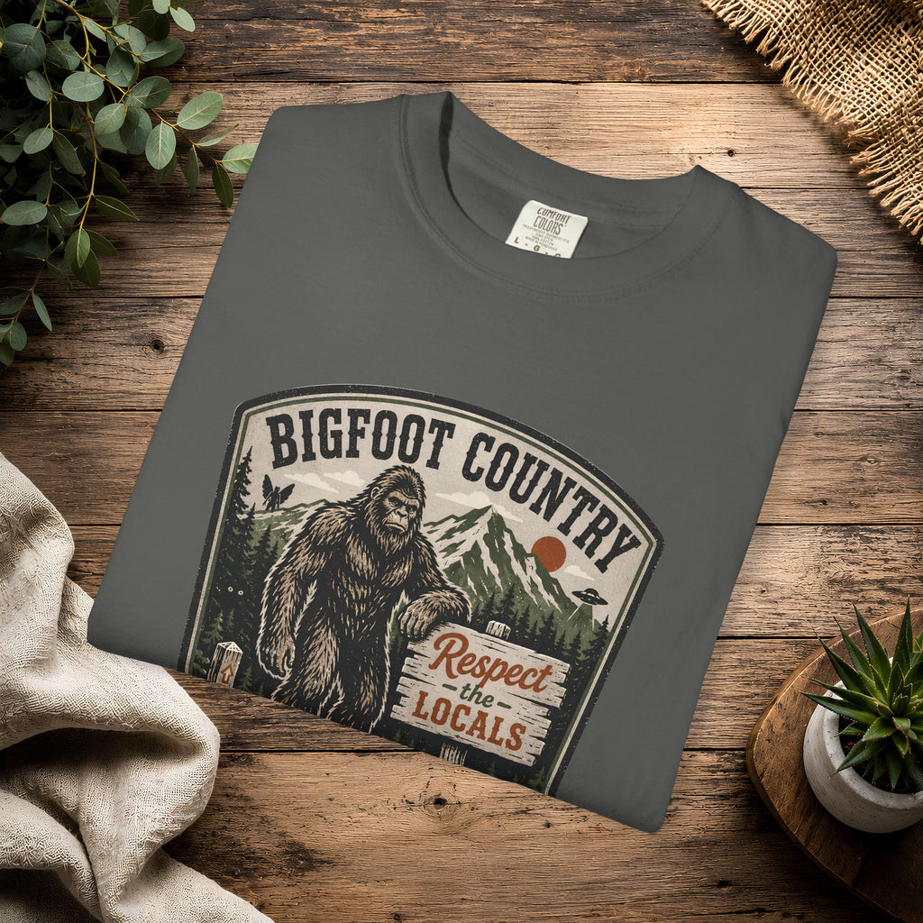 Bigfoot Country T-Shirt — Respect the Locals Outdoor Graphic Tee