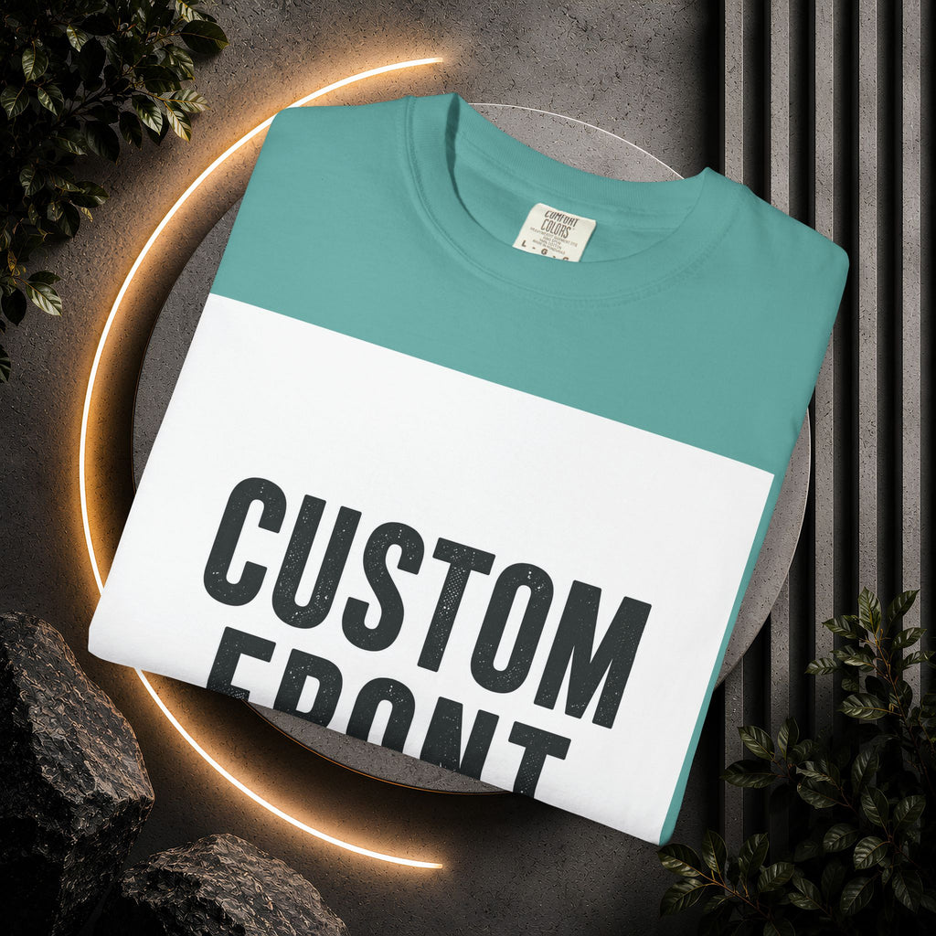 Custom Image Front T-Shirt - Add Your Own Image