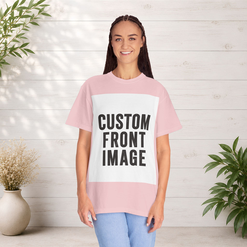 Custom Image Front T-Shirt - Add Your Own Image