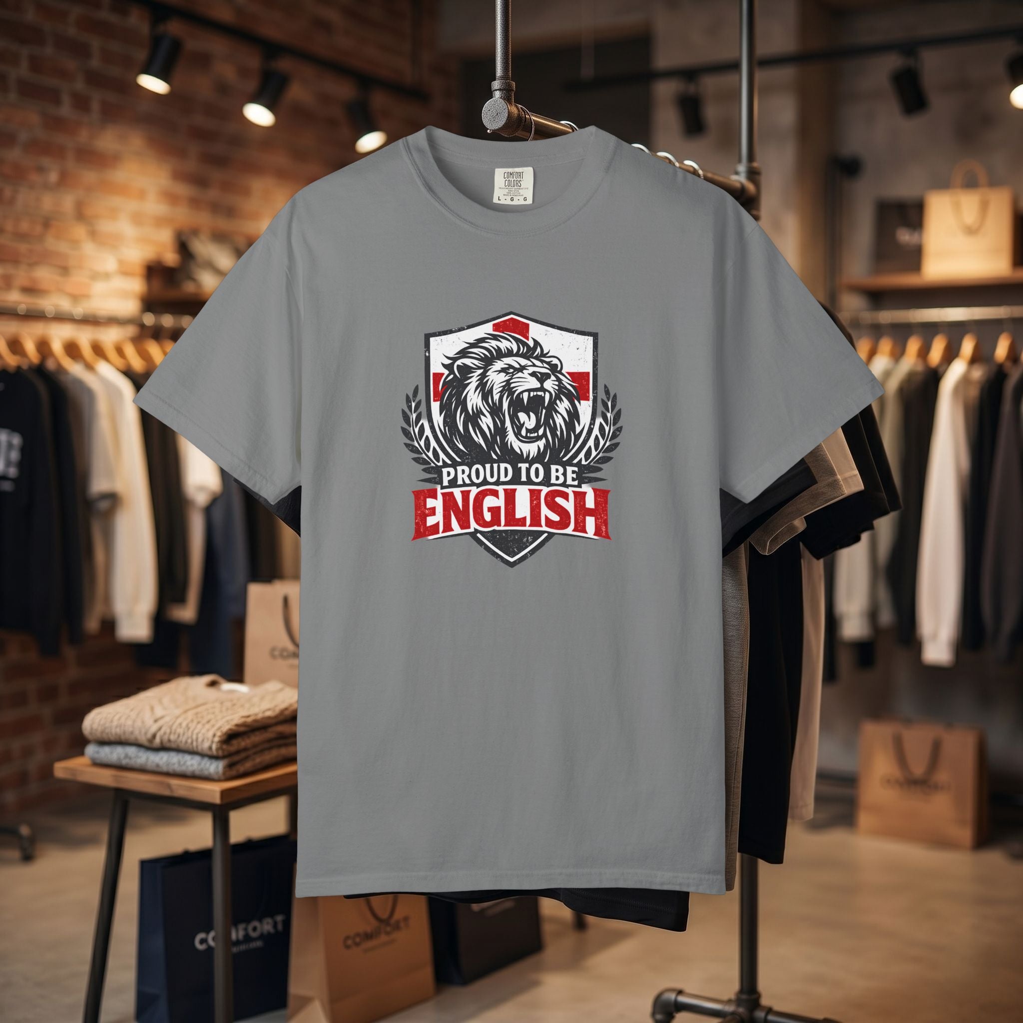 Proud to Be English T-Shirt — Lion Crest Tee