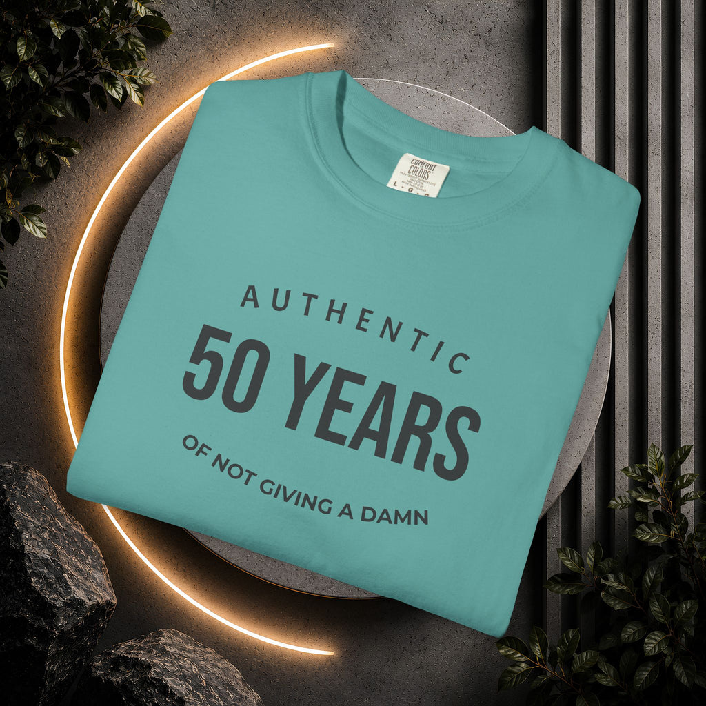 "Authentic" Custom Text "of Not Giving a Damn" T-Shirt