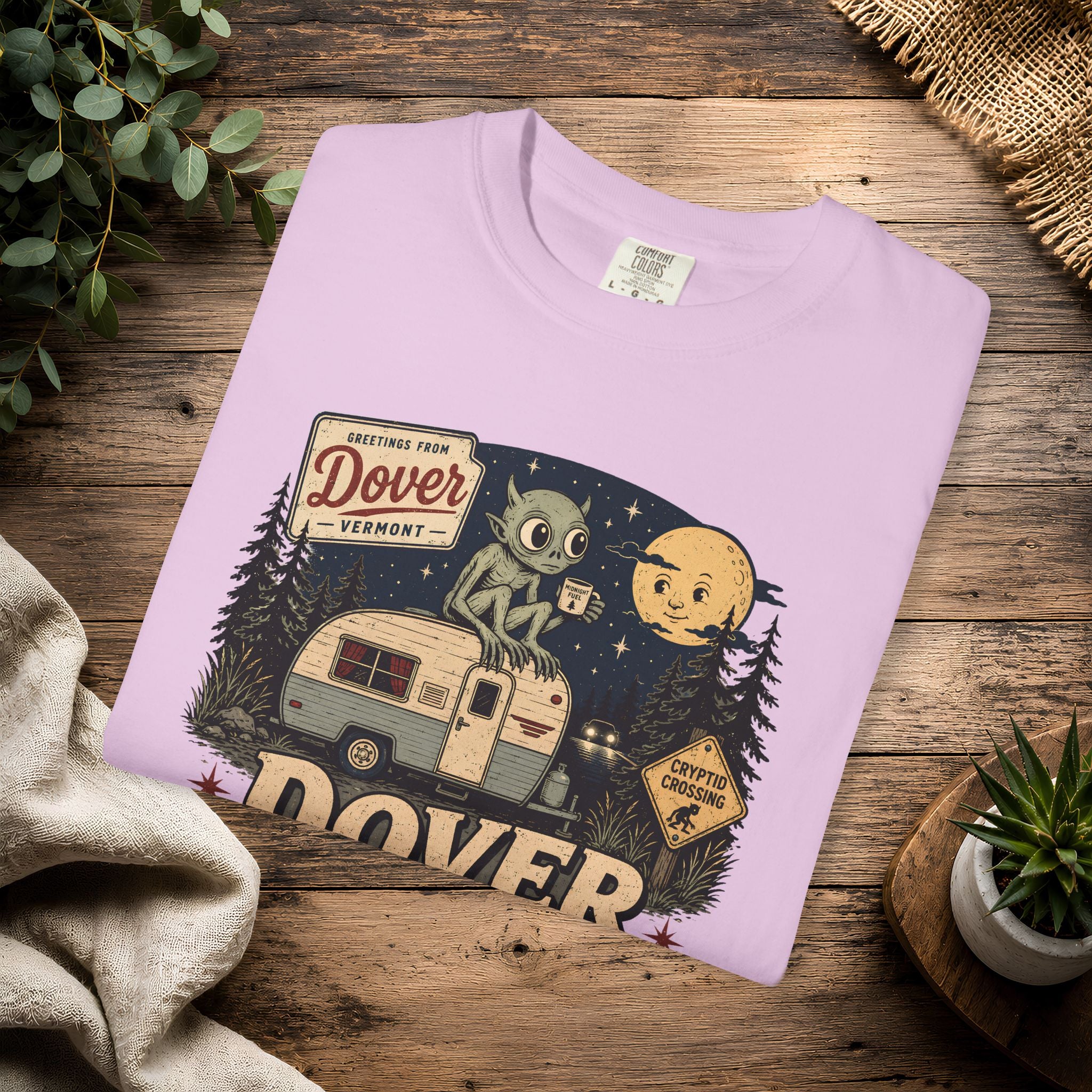 Dover Demon Midnight Camper T-Shirt — Vintage RV Camping Tee