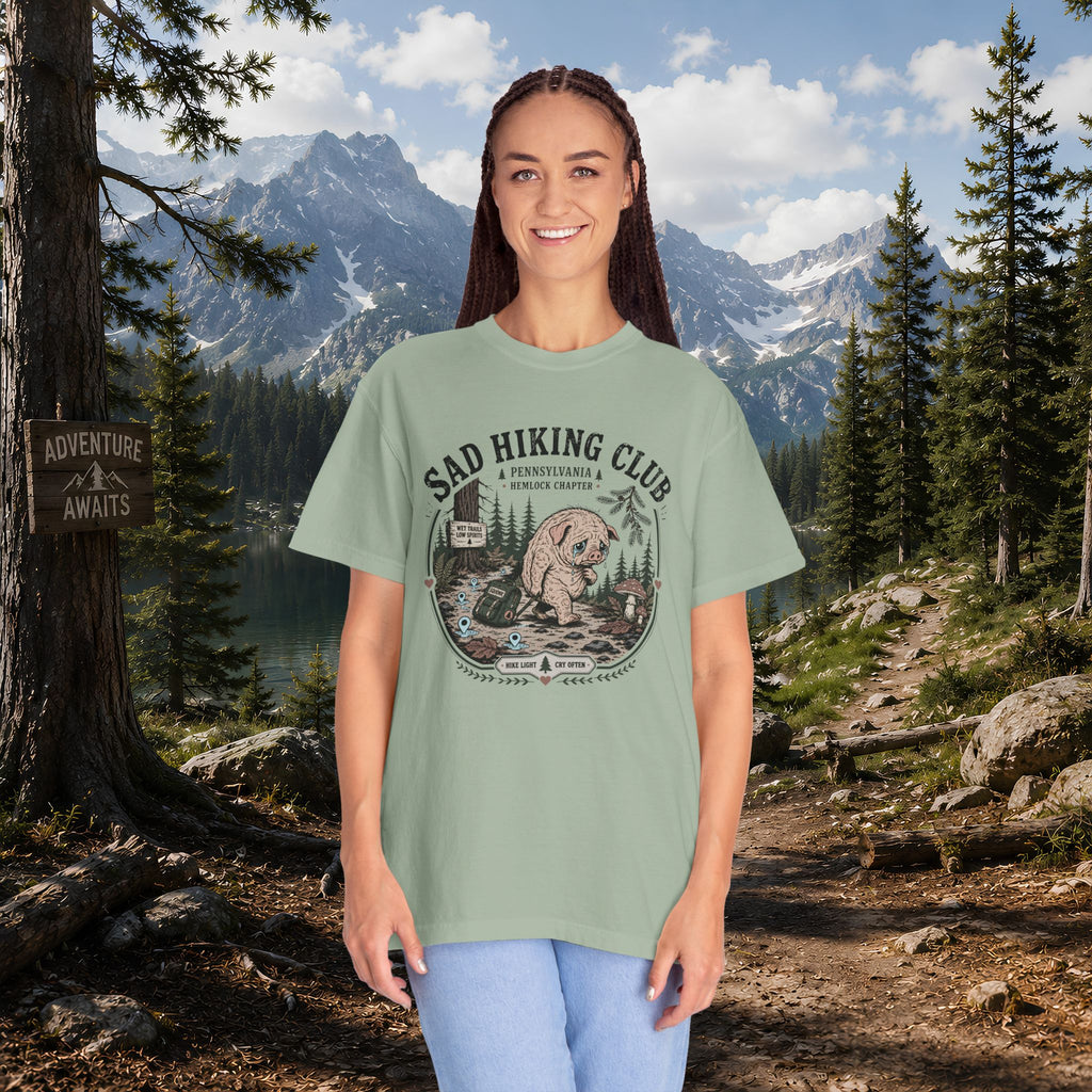 Squonk Sad Hiking Club T-Shirt — Vintage Mountain Camping Tee