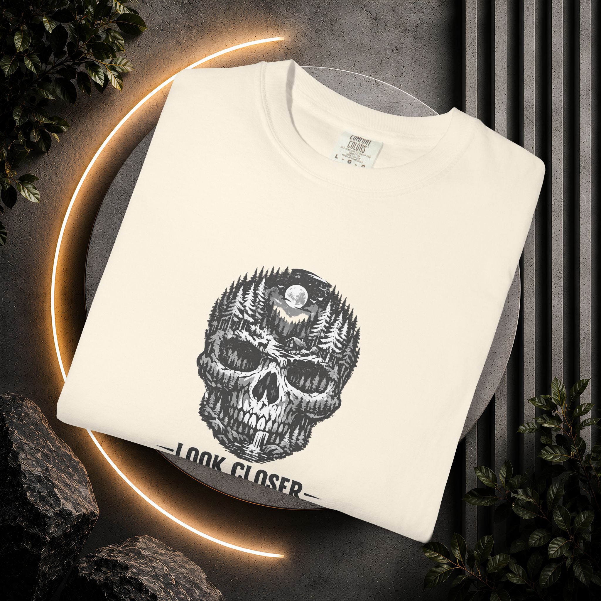 Skull Forest 'Look Closer' Graphic T-Shirt