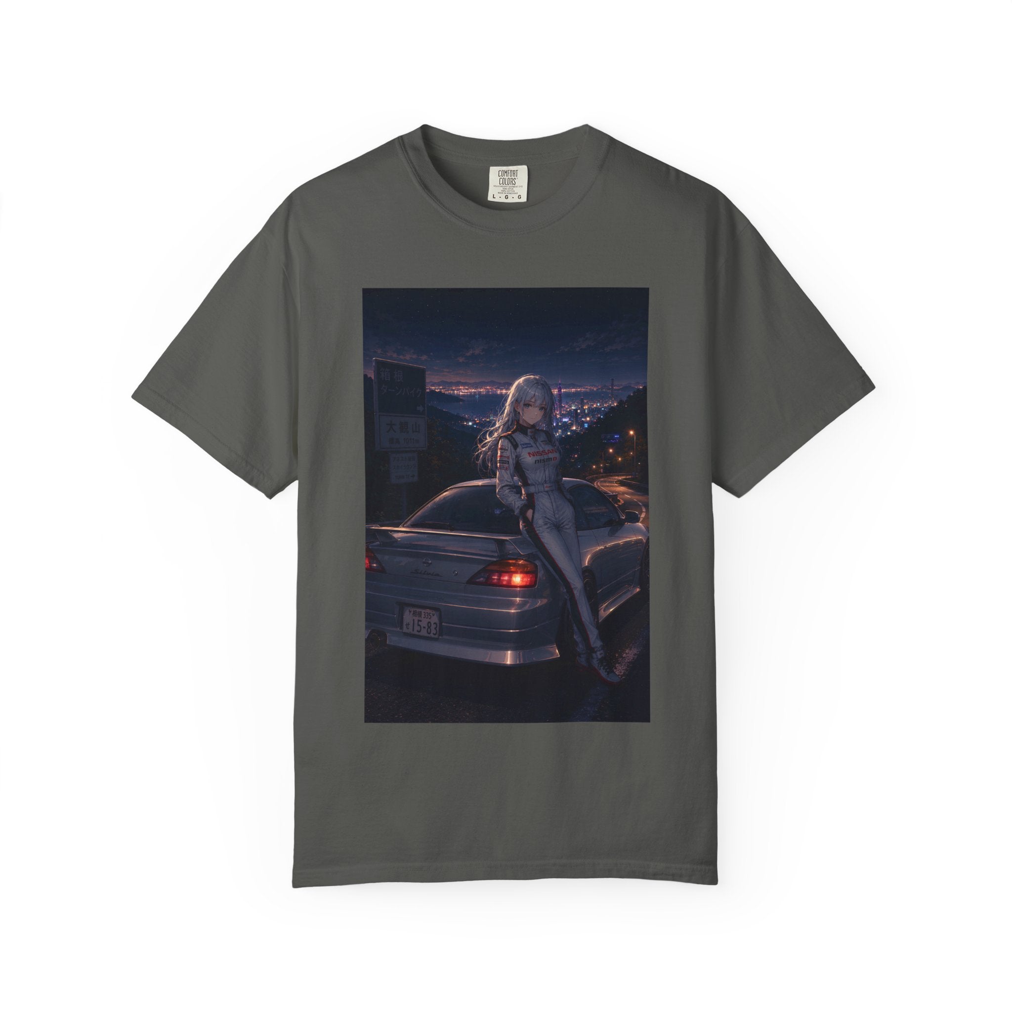 Hakone Night Drive Anime T-shirt | Retro JDM Street Racer Anime