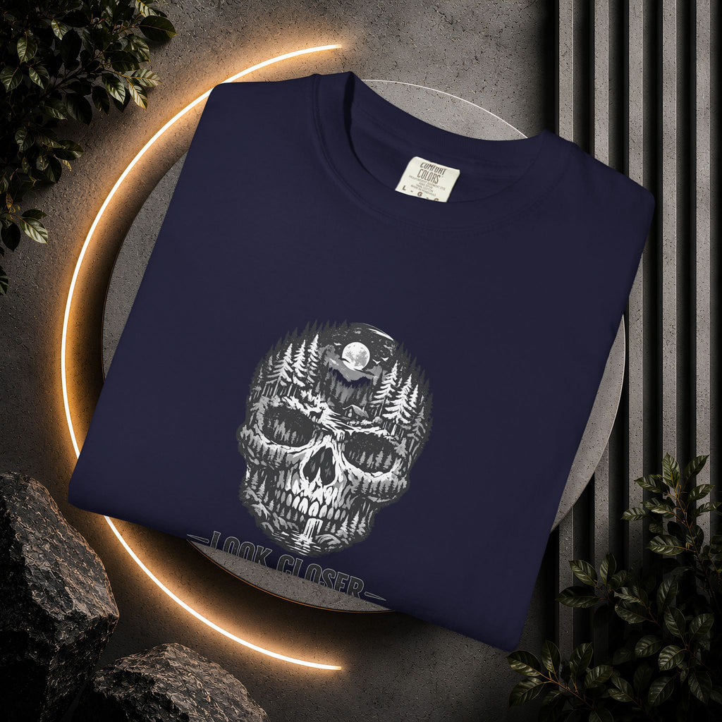 Skull Forest 'Look Closer' Graphic T-Shirt