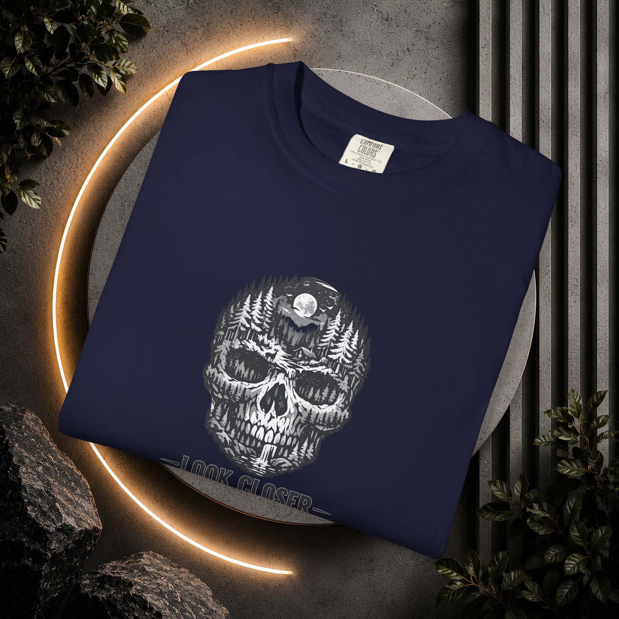 Skull Forest 'Look Closer' Graphic T-Shirt