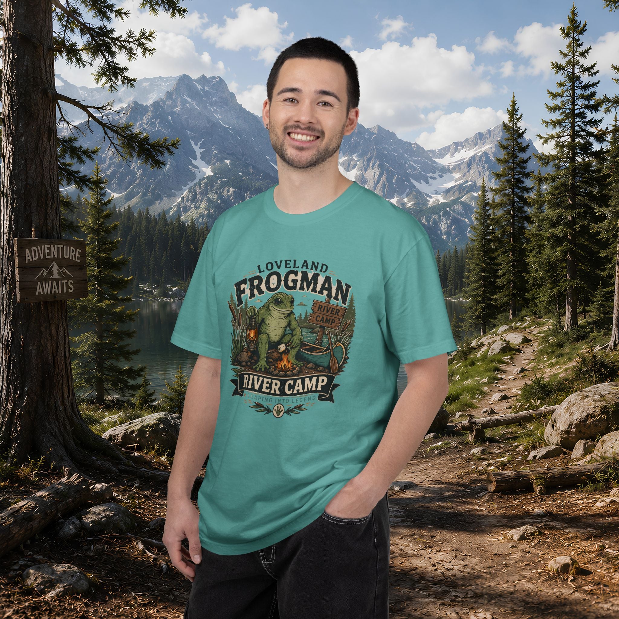 Loveland Frogman River Camp T-Shirt — Outdoor Graphic Tee