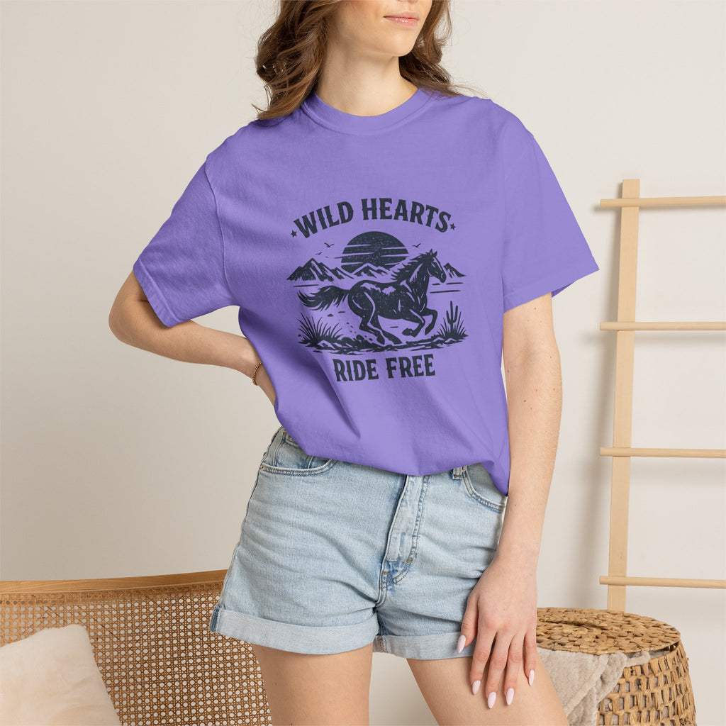 Wild Hearts Ride Free T-Shirt – Vintage Horseback Adventure Tee