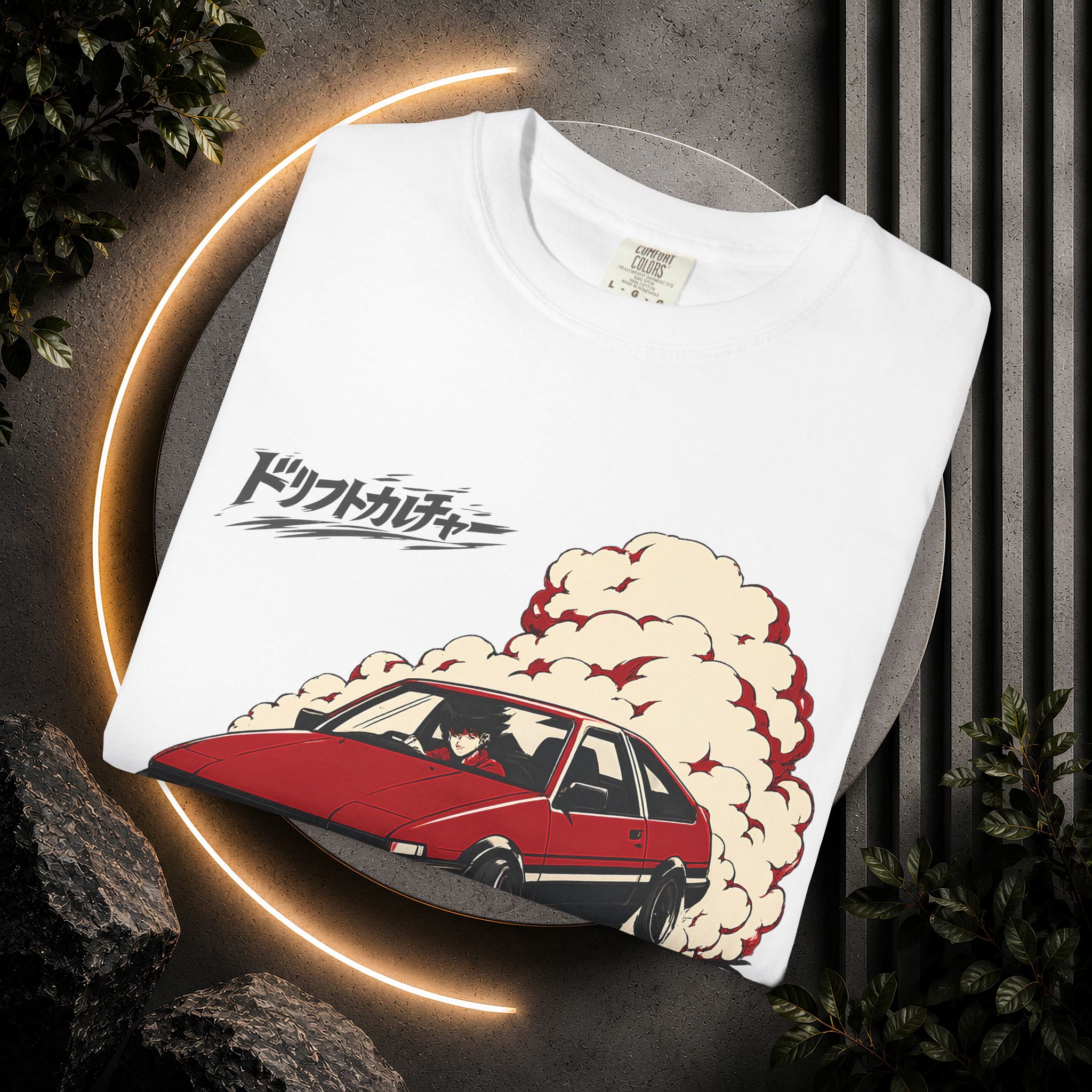Drift Culture Anime Style T-Shirt - Japanese Retro Car Racing Graphic Tee