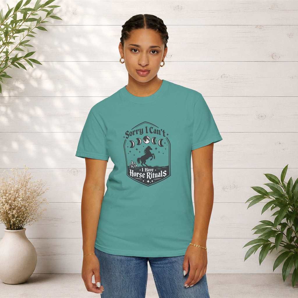 Sorry I Can't I Have Horse Rituals T-Shirt