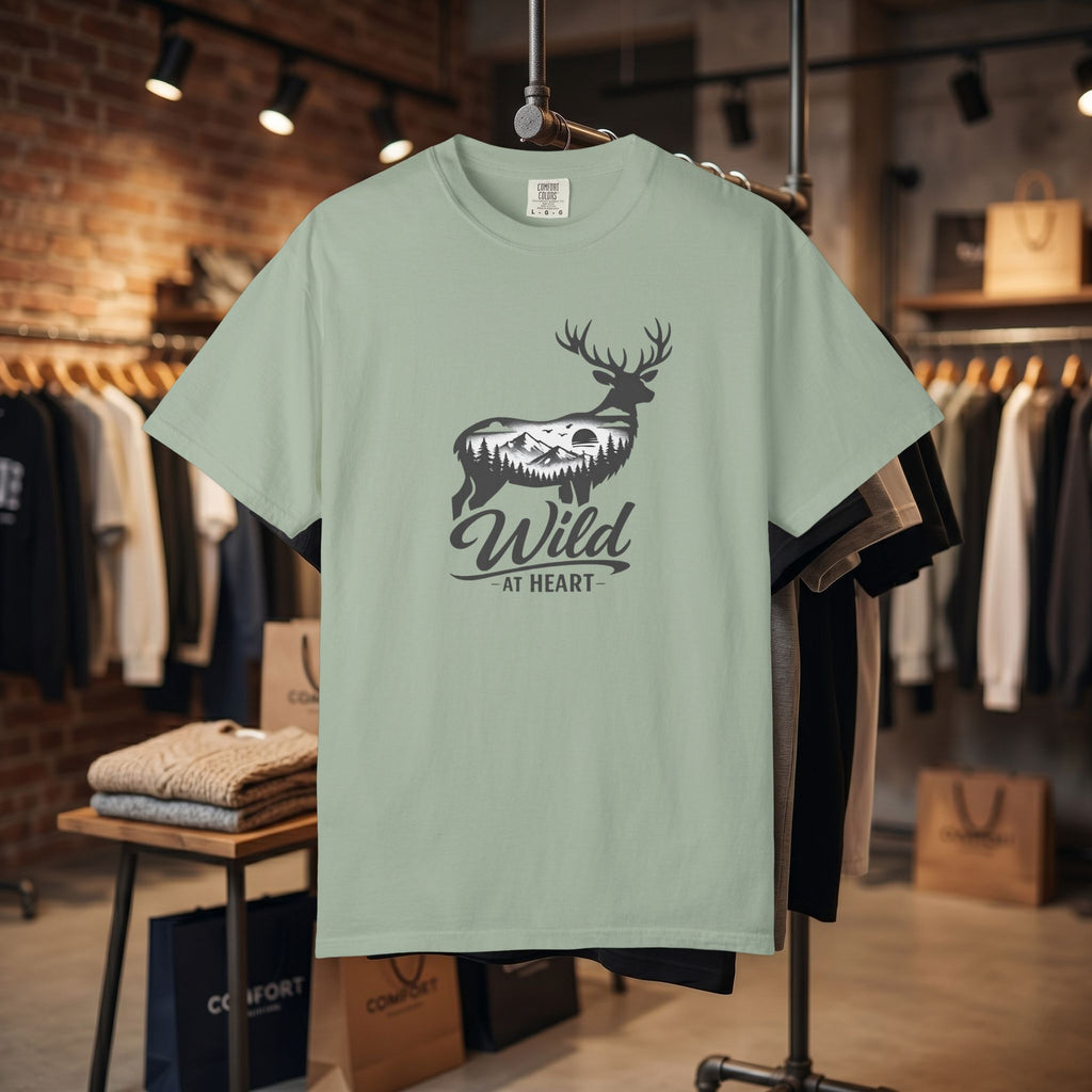 Wild at Heart Deer T-Shirt — Rustic Outdoors Graphic Tee