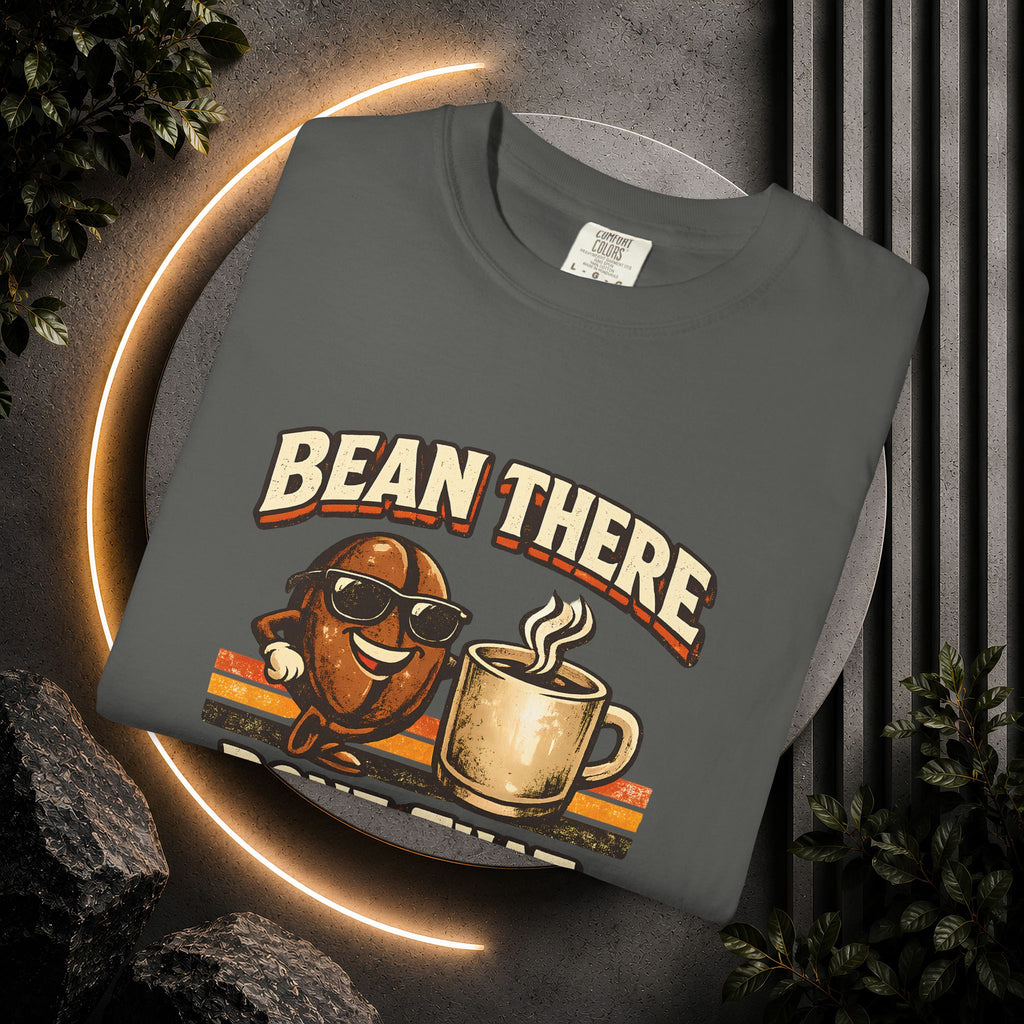 Coffee T-Shirt — "Bean There Done That" Retro Coffee Shirt