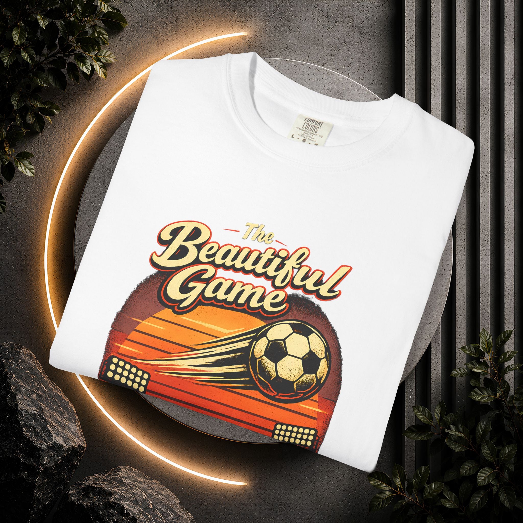 Soccer Vintage Sunset T-Shirt — "The Beautiful Game"