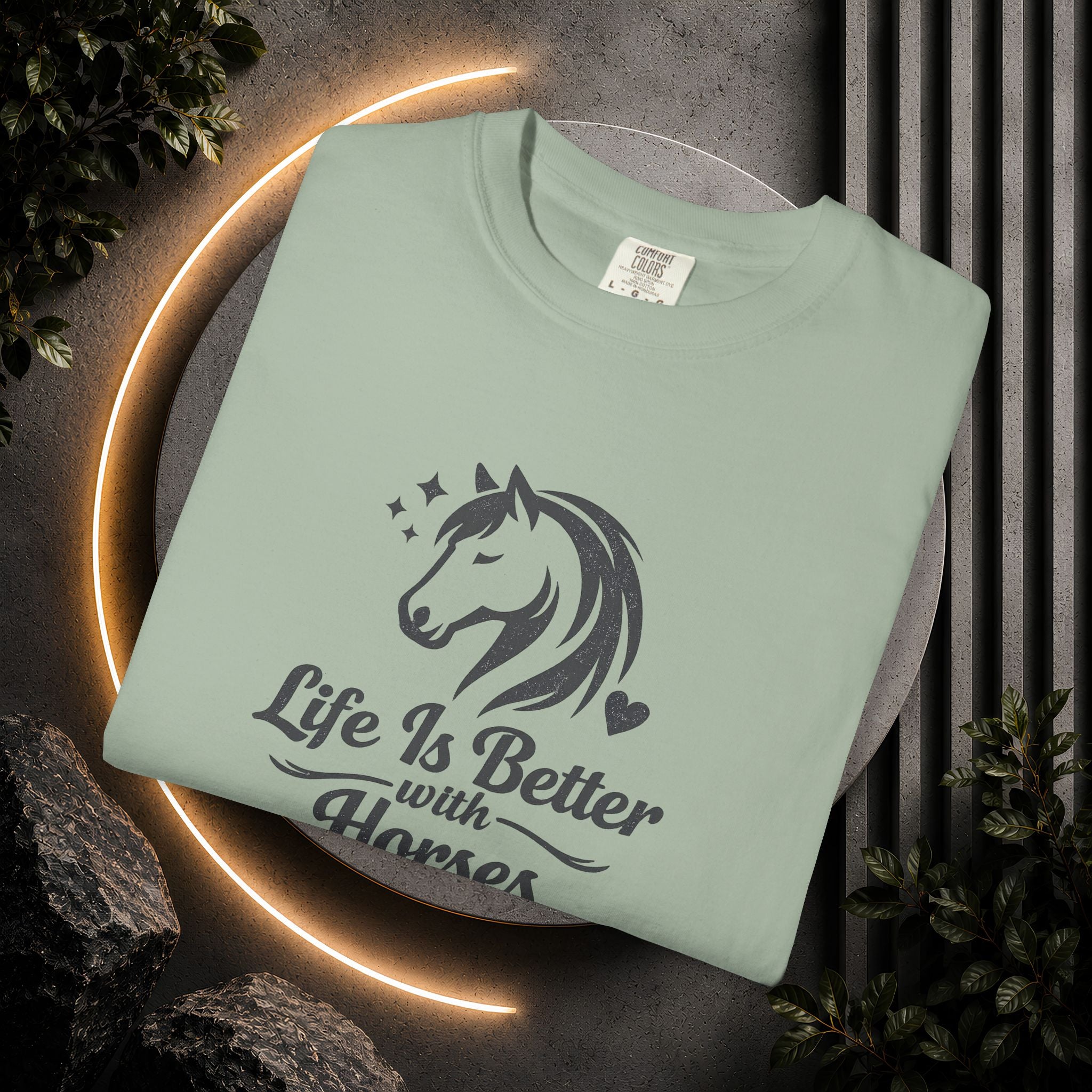 Life Is Better With Horses T-Shirt — Horse Lover Tee