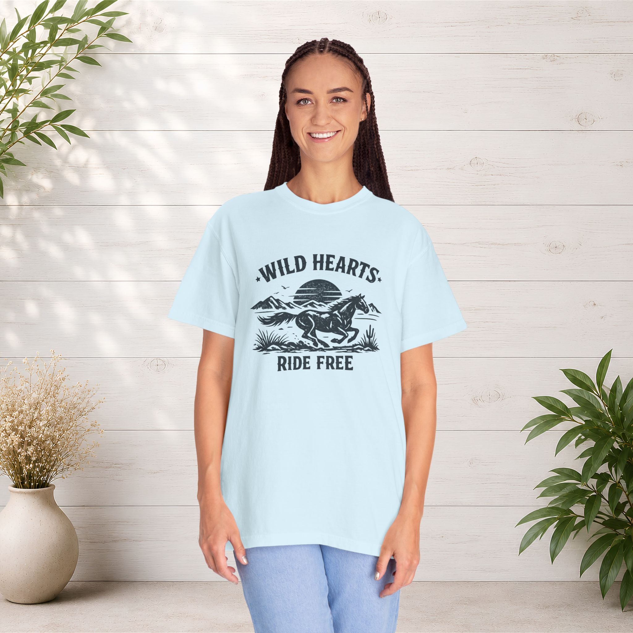 Wild Hearts Ride Free T-Shirt – Vintage Horseback Adventure Tee