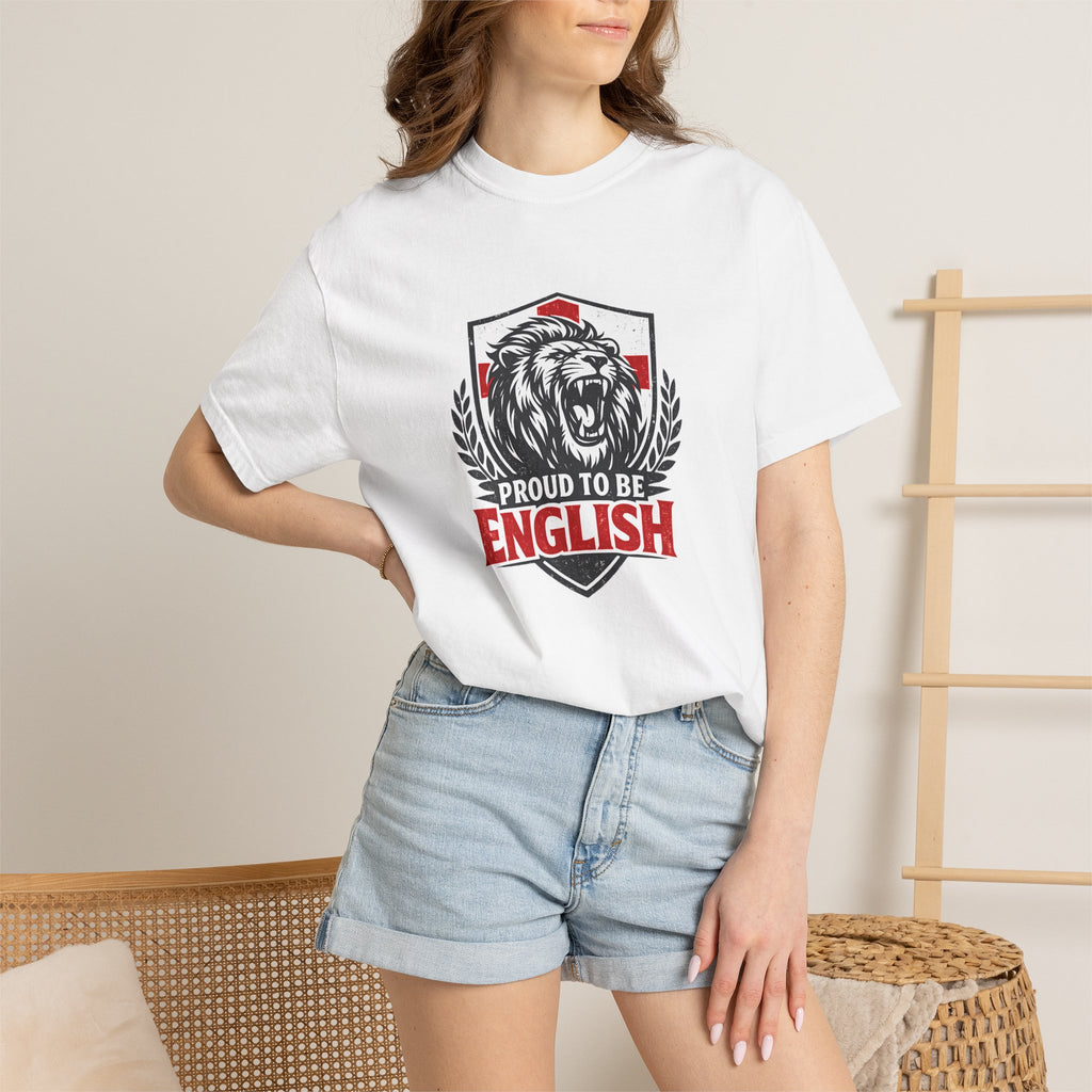 Proud to Be English T-Shirt — Lion Crest Tee
