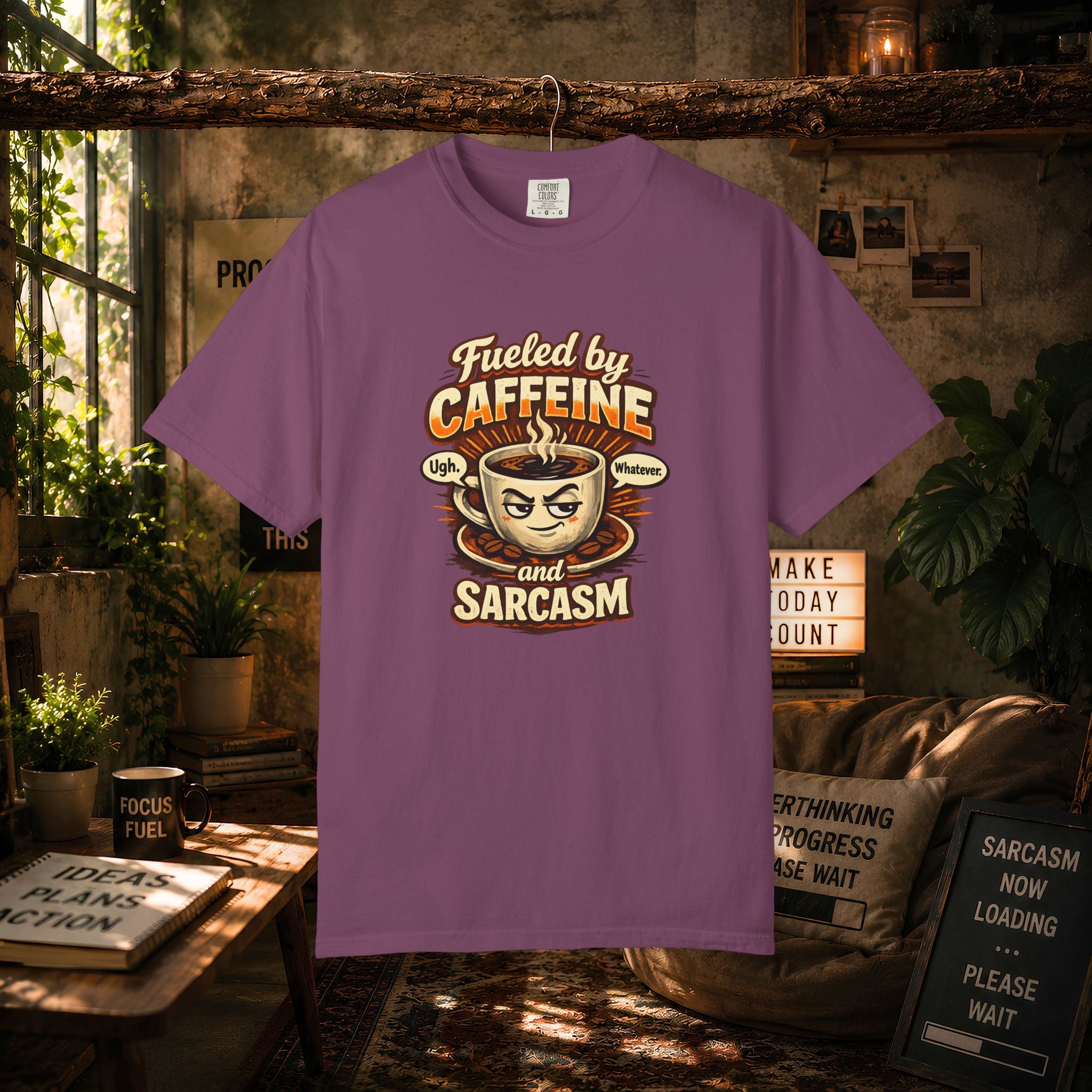 Fueled by Caffeine and Sarcasm T-Shirt