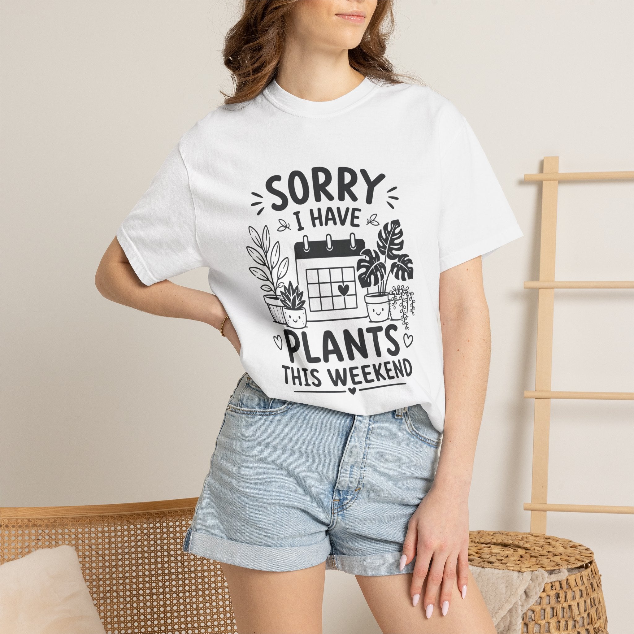 Sorry I Have Plants This Weekend T-Shirt — Funny Plant Lover Tee
