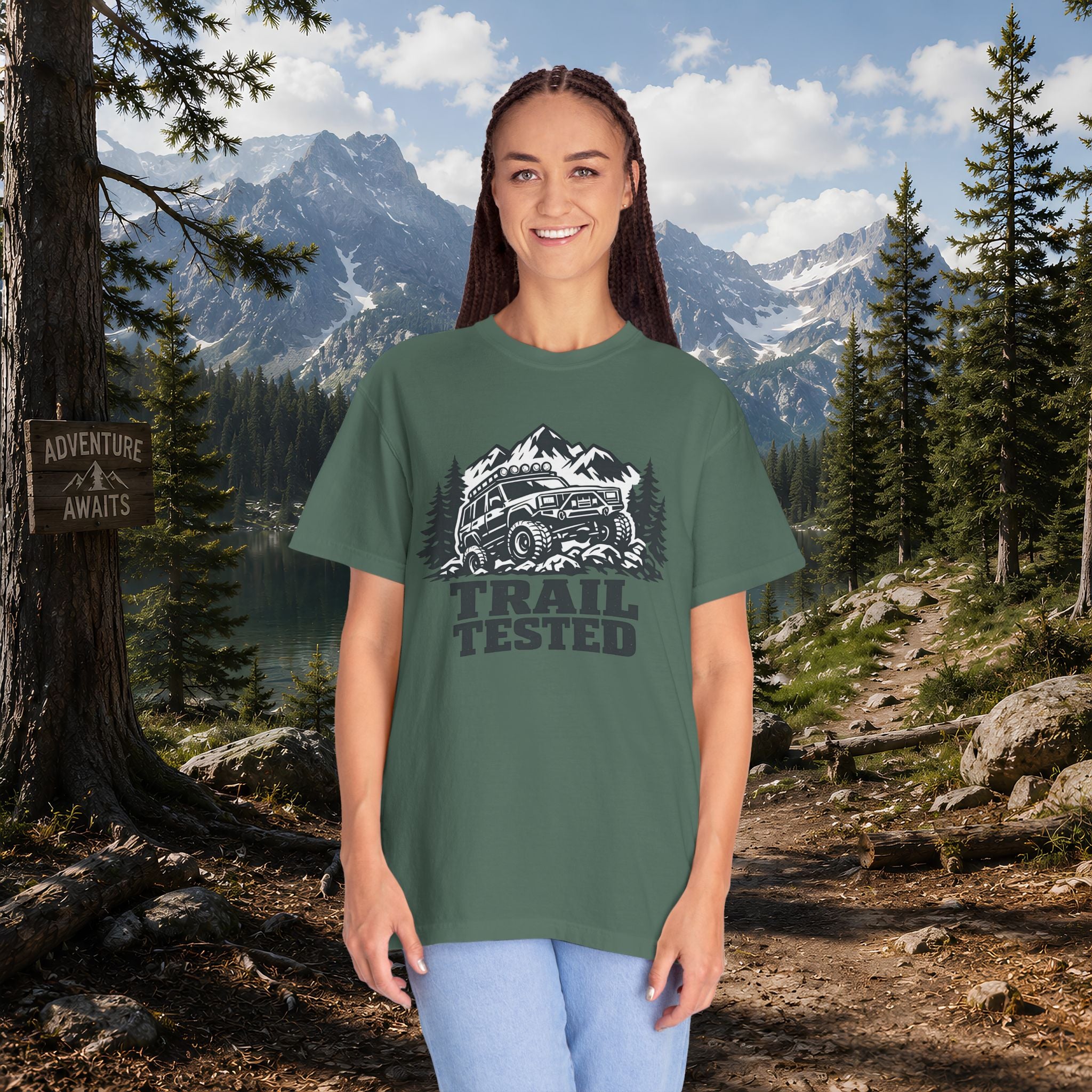 Trail Tested T-Shirt — Off-Road Jeep Mountain Adventure Tee